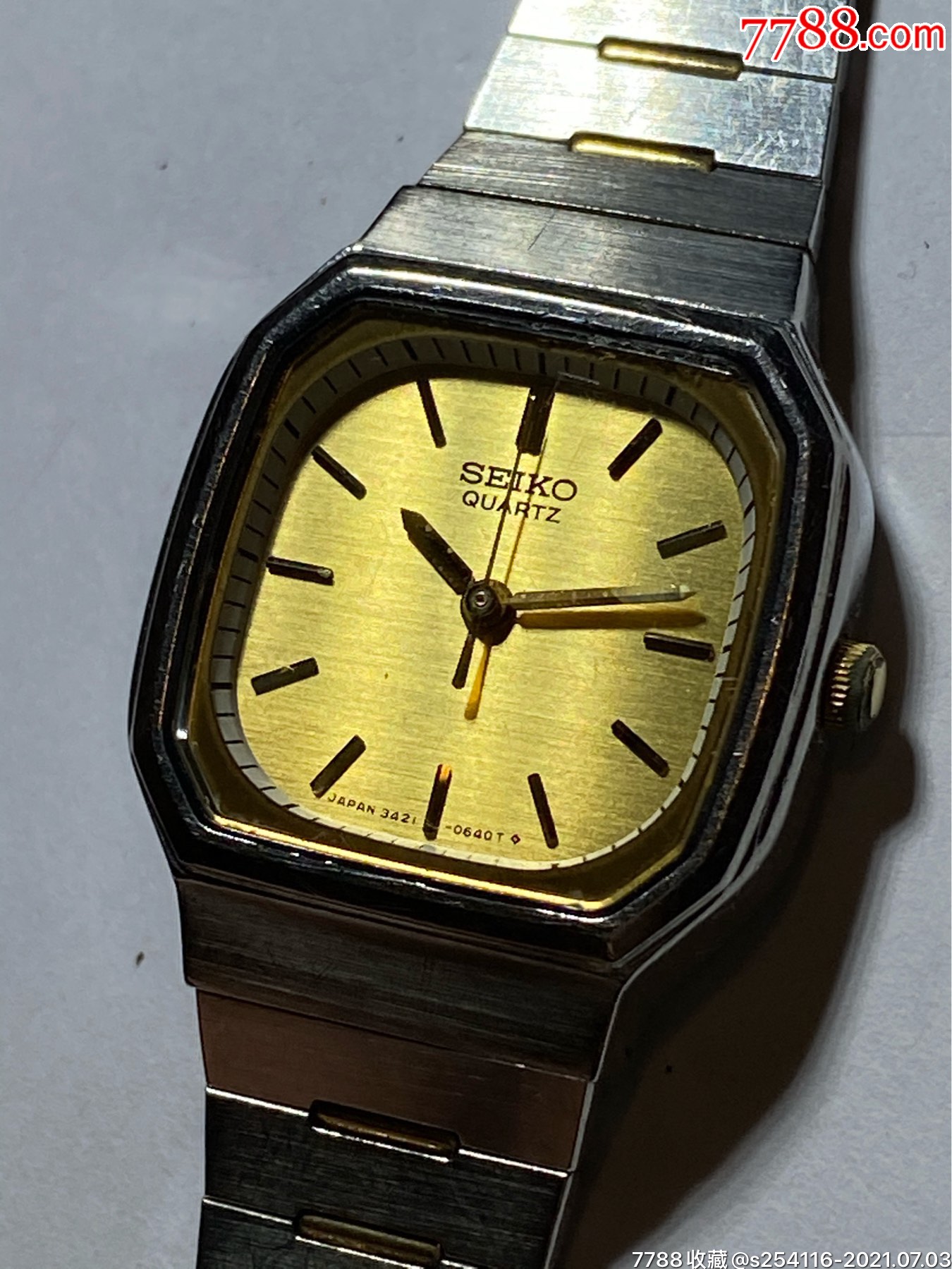 seiko石英女表表盘23mm厚7mm走时精准保真正品0d195_手表/腕表_图片