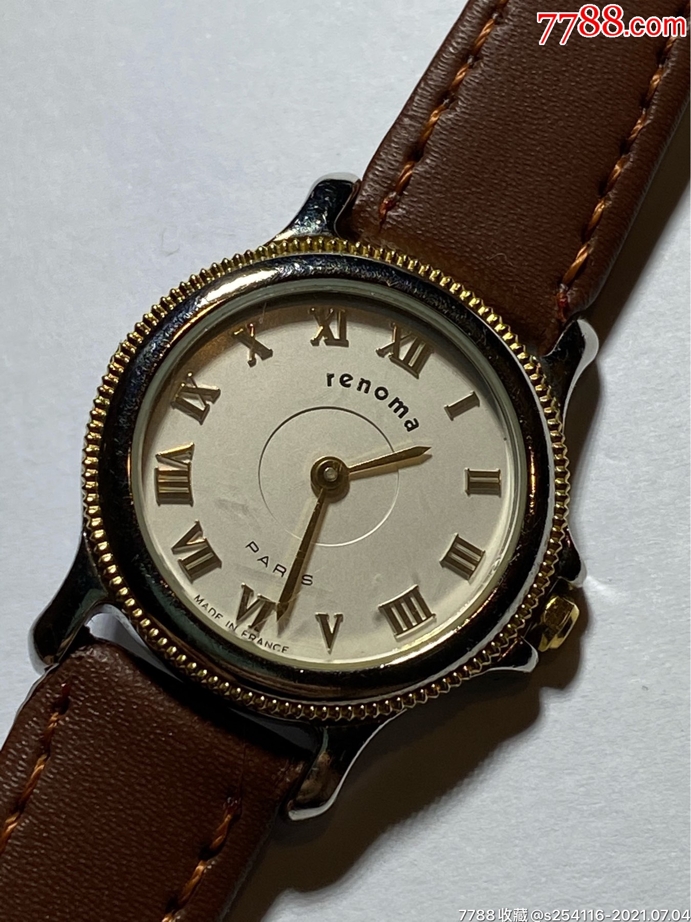 renoma雷诺玛石英女表表盘25mm厚6mm走时精准保真正品法国精_价格400