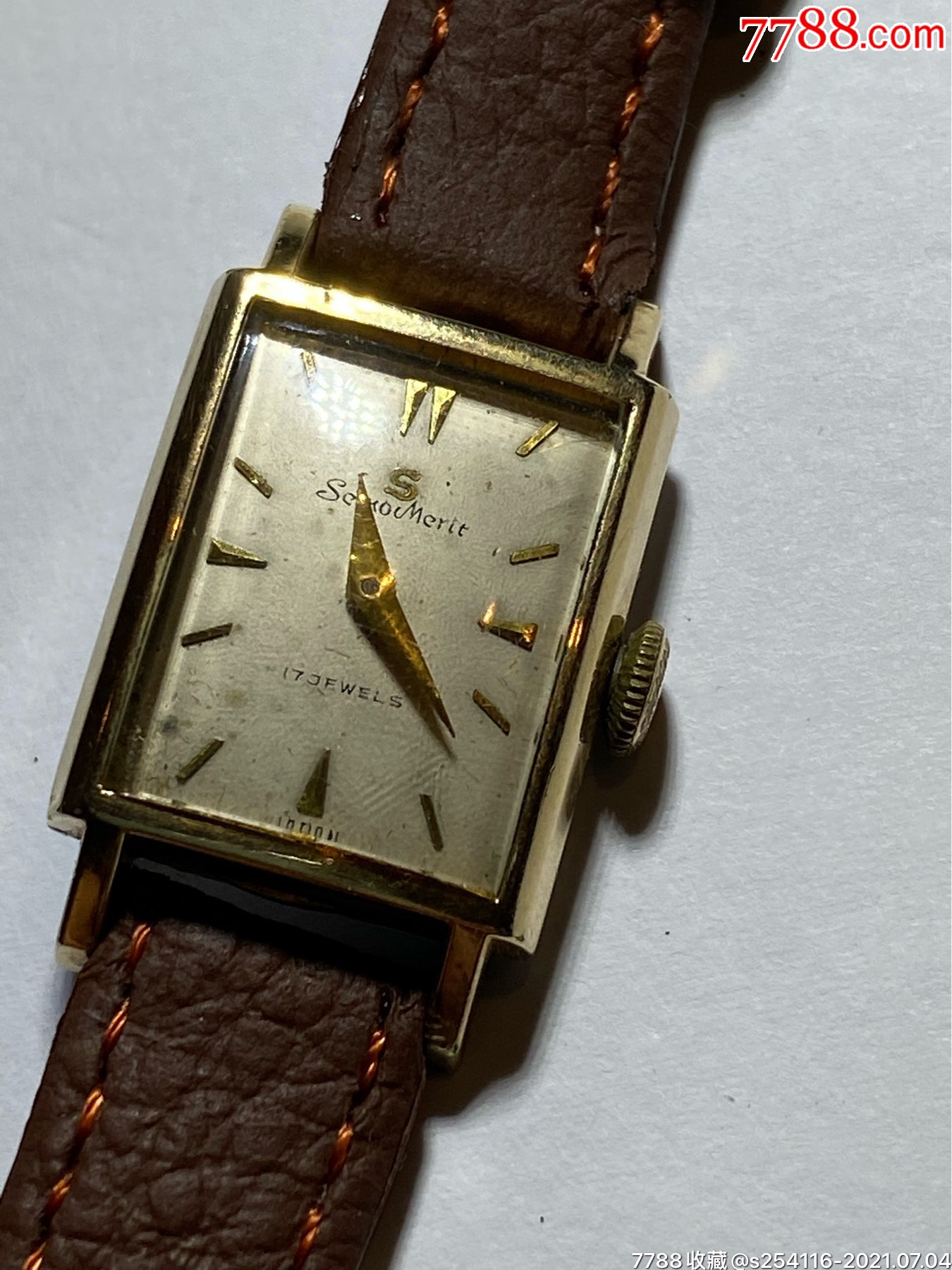 日本原装正品精工seiko机械女表front5204表盘17*20mm厚8mm走_手表