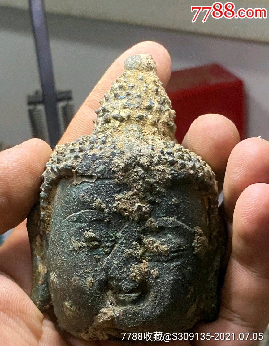 大佛头重400多克可能是北齐的如来佛头