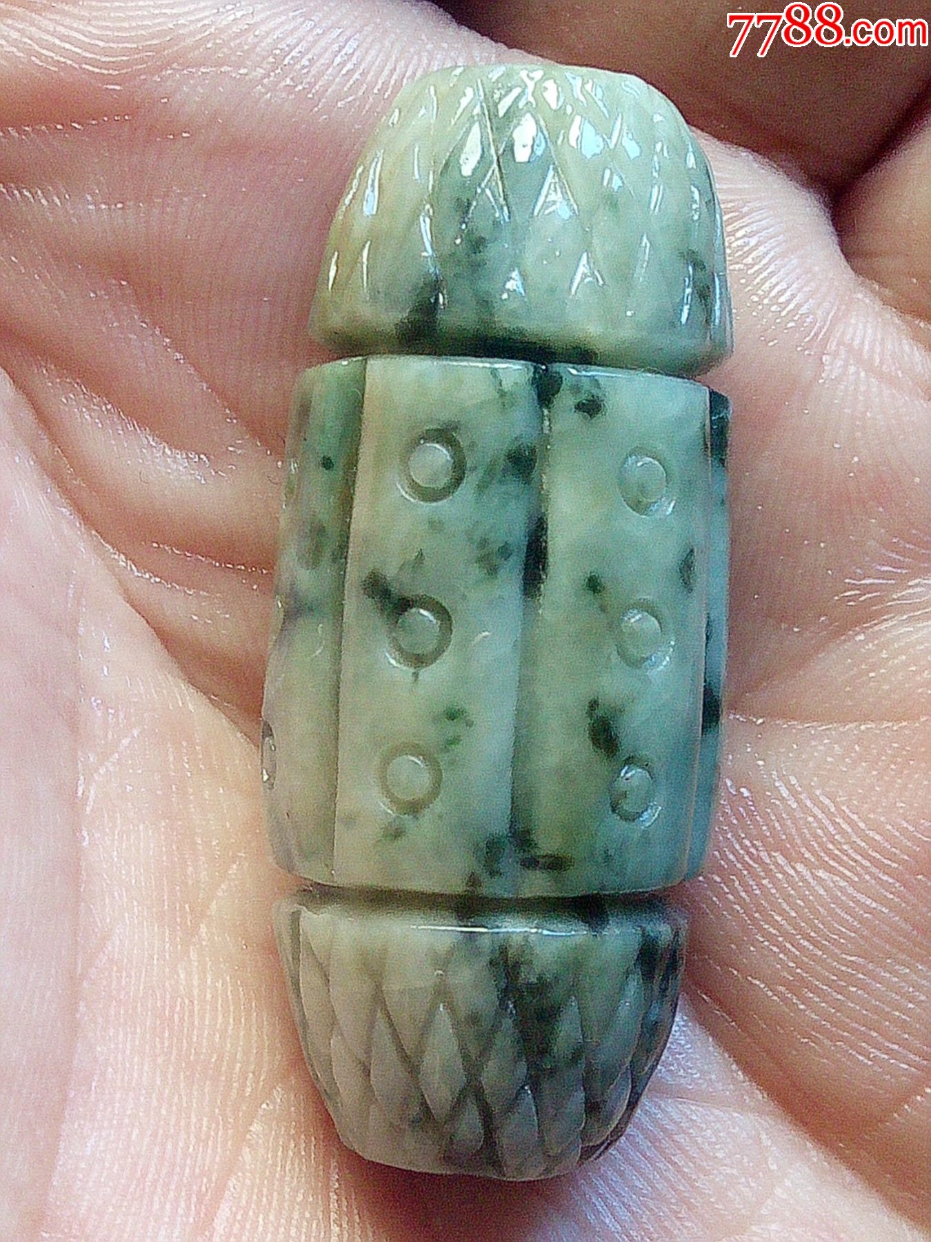 香港回流a货翡翠勒子