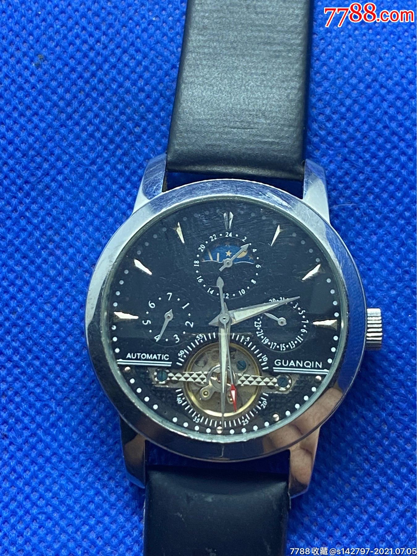 国产新款精磨海鸥机芯自动机械表表径连把头43mm走时正常