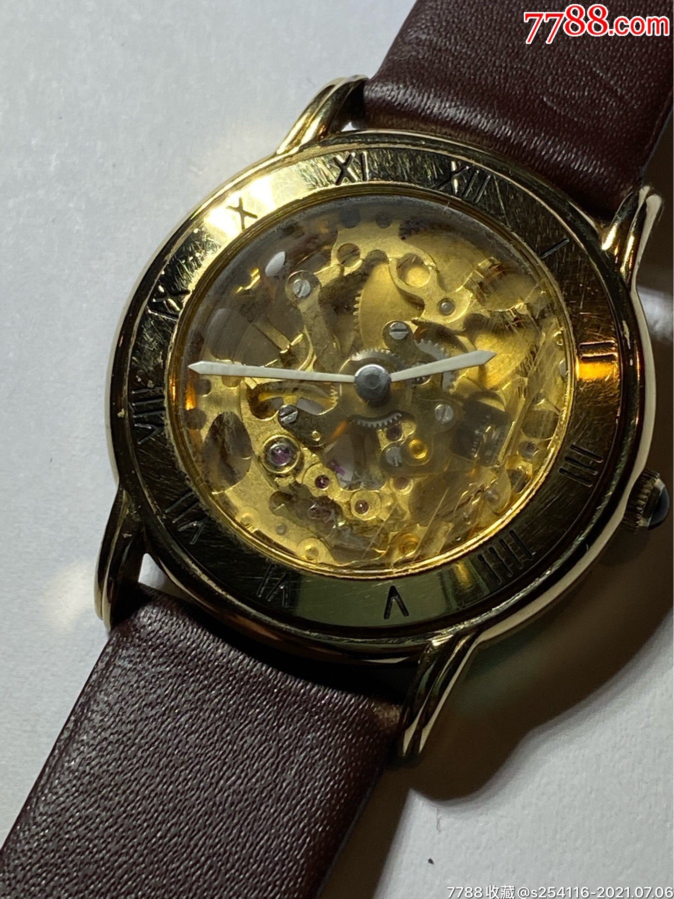 英国品牌accurist机械男表日本miyota机芯表盘33mm厚8mm特价68