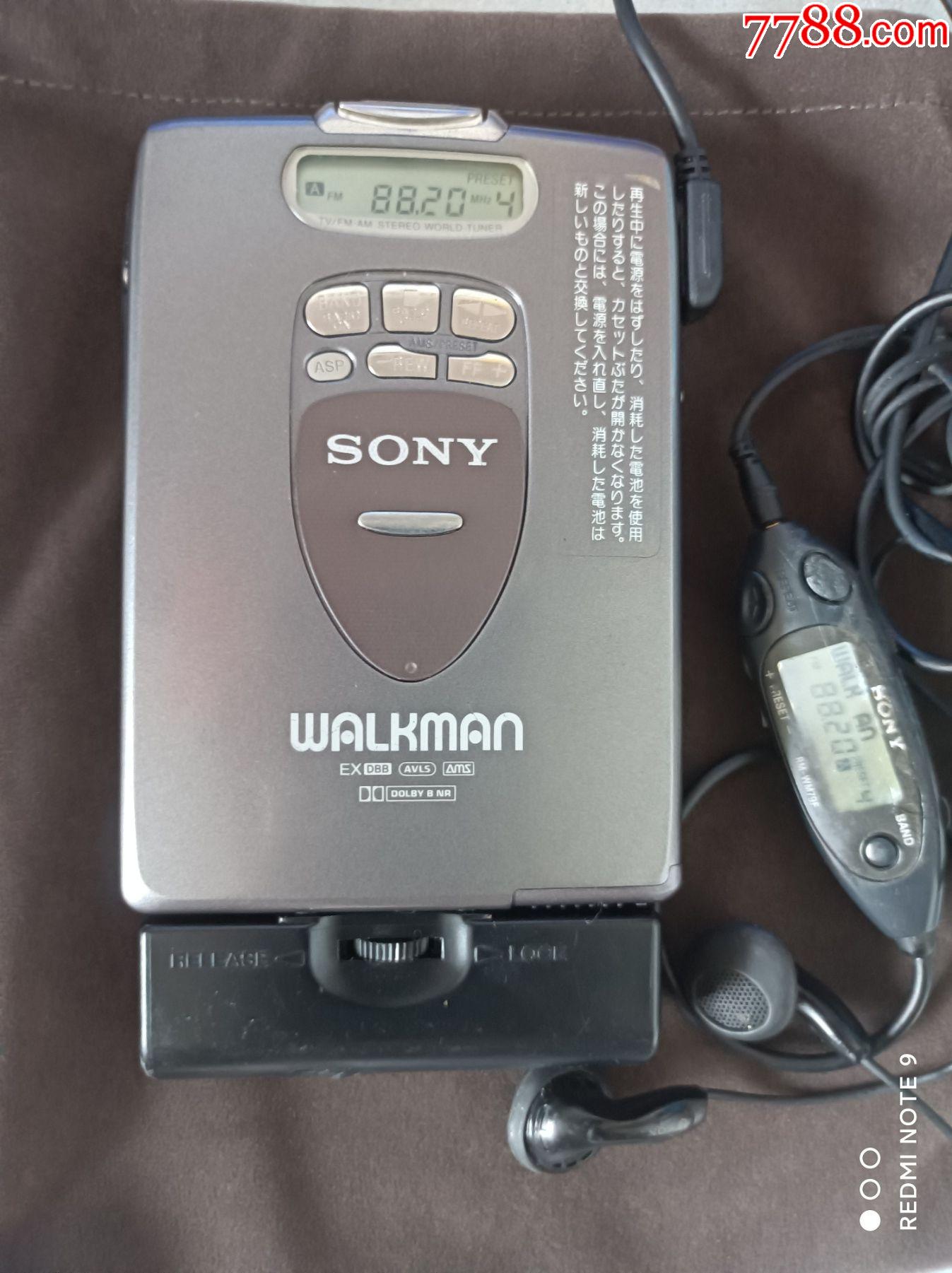 一套经典收藏sony索尼wm-fx2磁带机