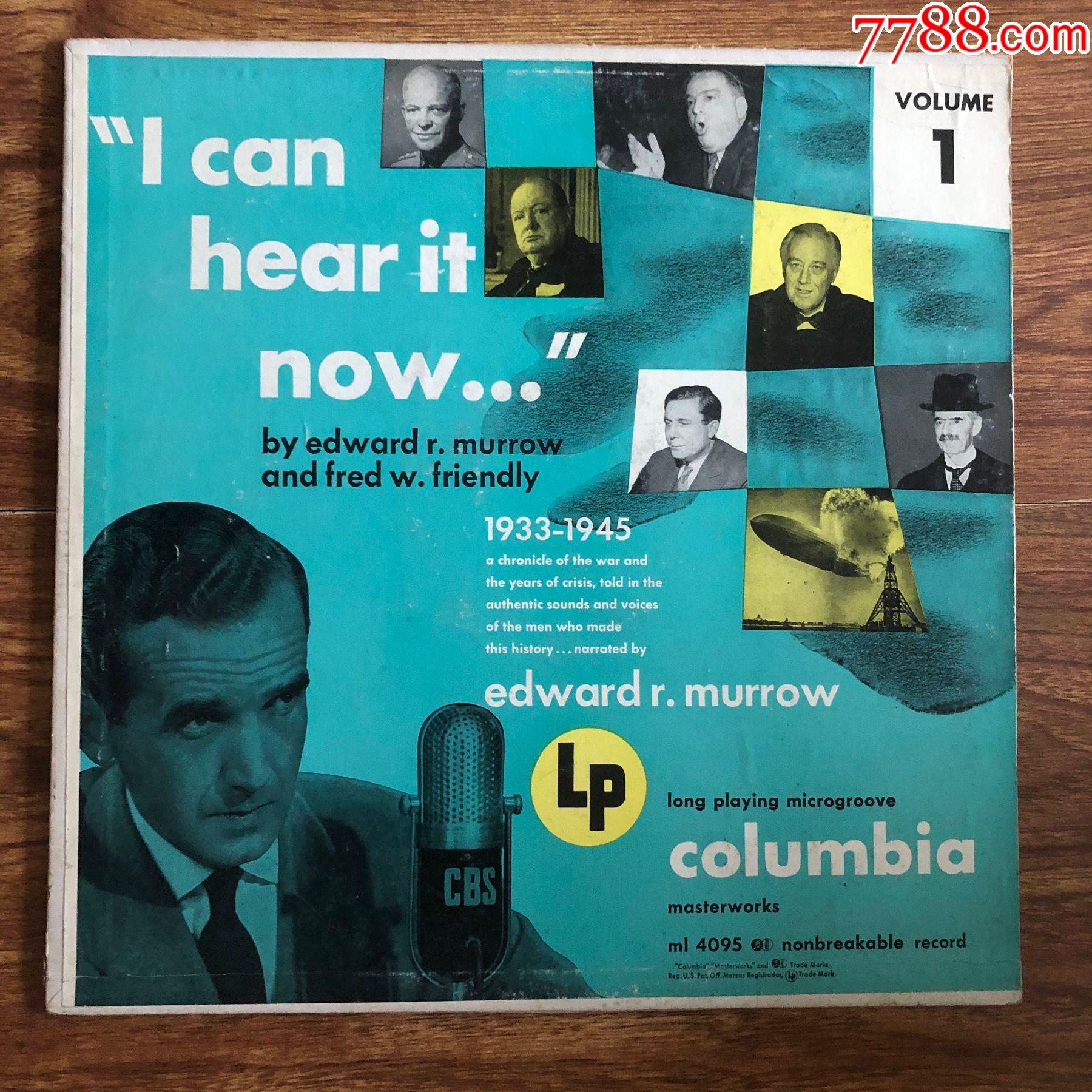 爱德华r莫罗fredwfriendly六眼盘12寸黑胶lpa50