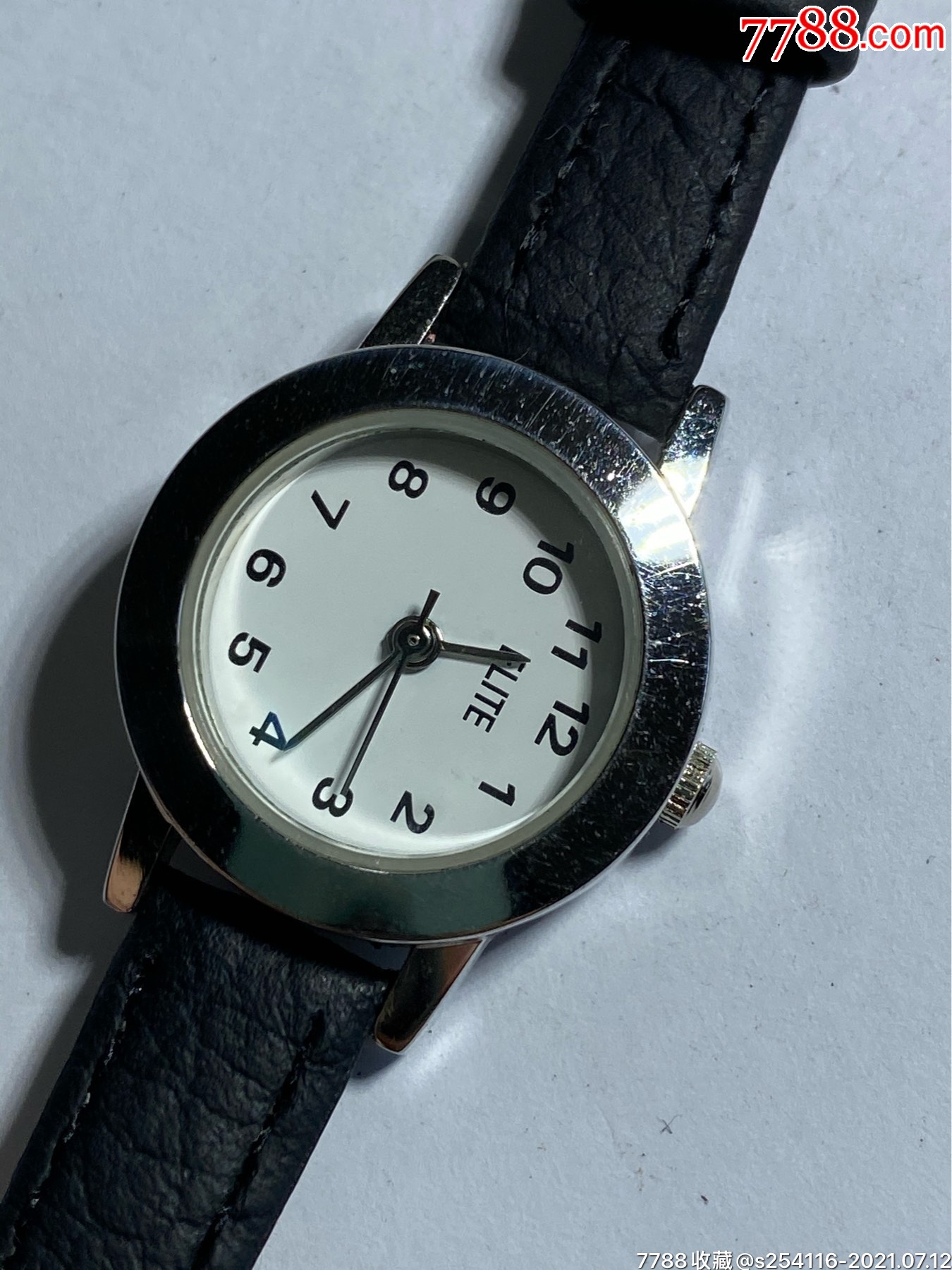 日本品牌elite石英女表表盘22厚75mm走时精准保真正品日本售价980人民