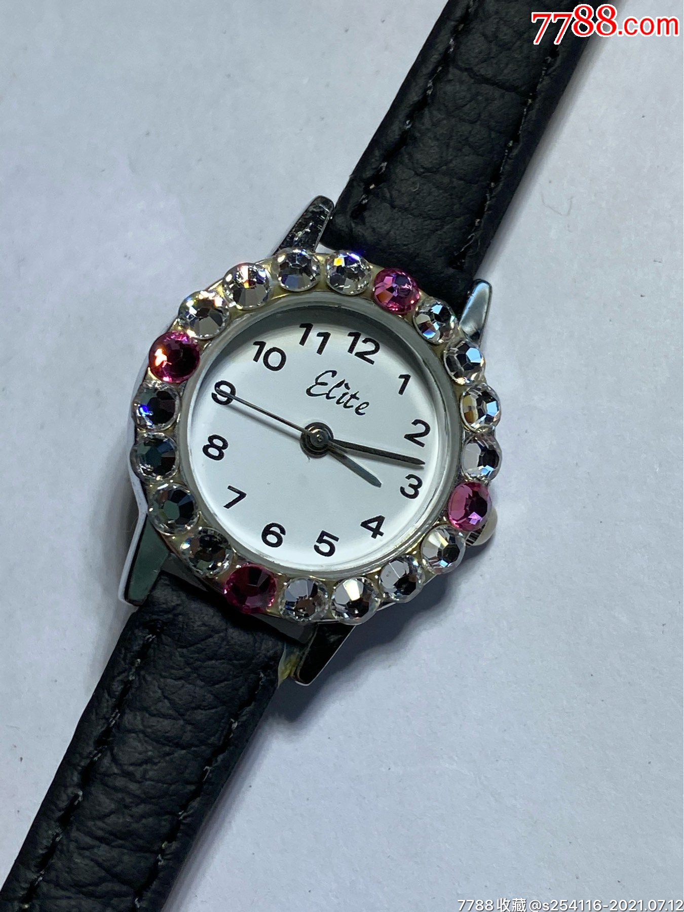 日本品牌elite石英女表表盘235厚75mm走时精准保真正品日本售价980