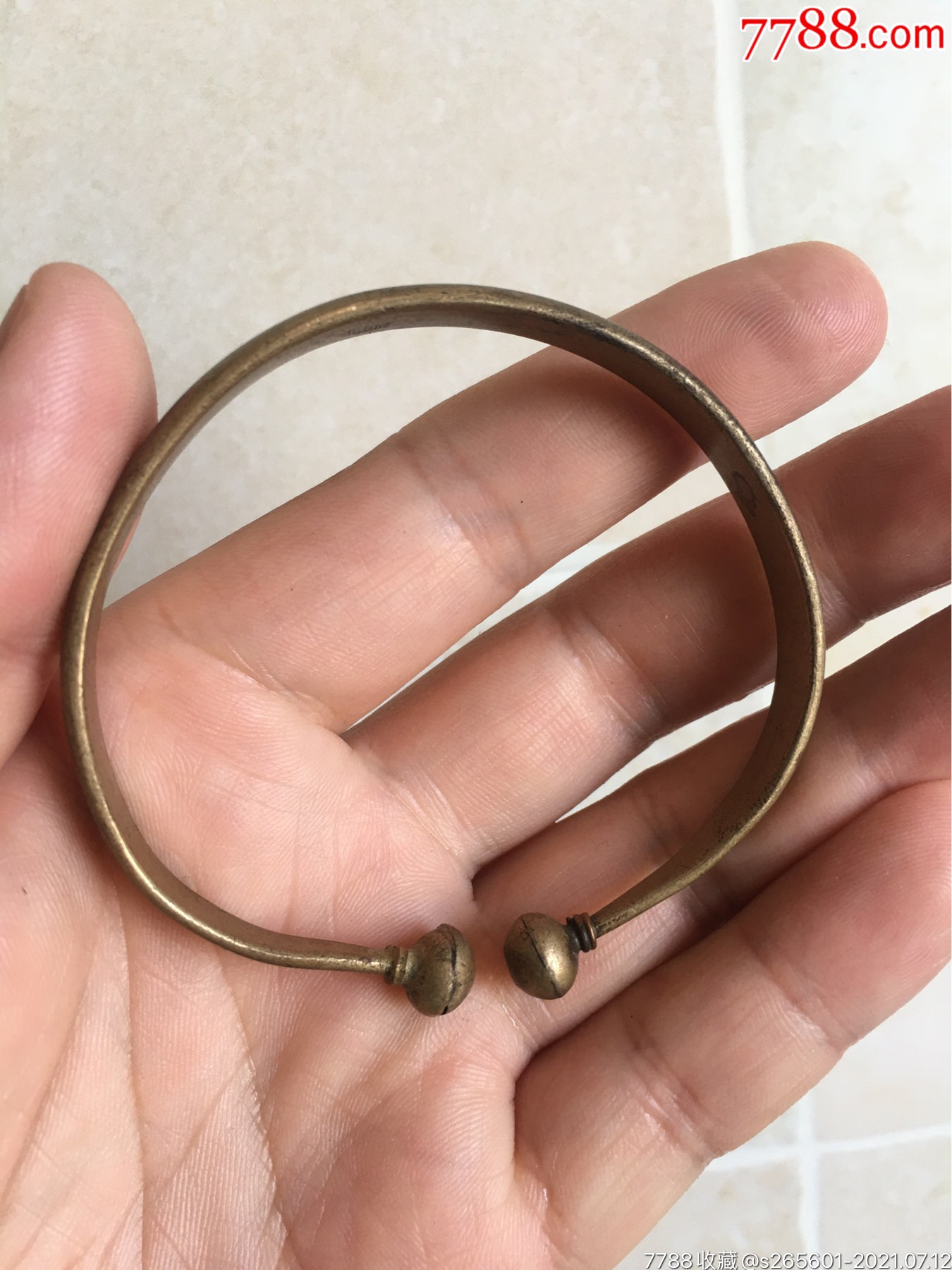 民国时期铜镯子