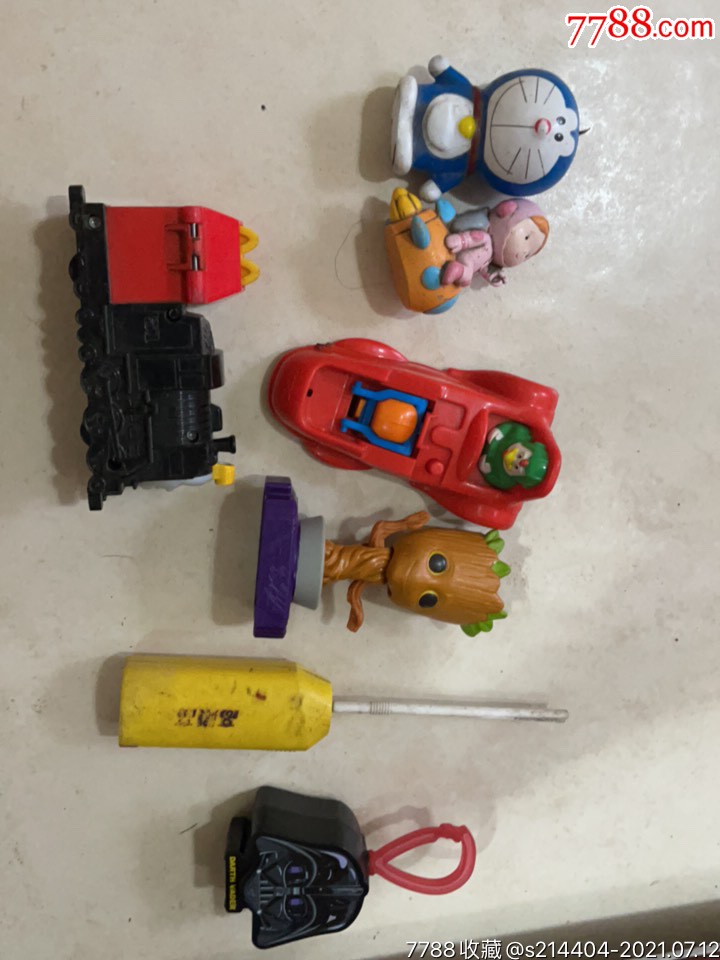 老玩具高乐高搅拌器肯德基玩具