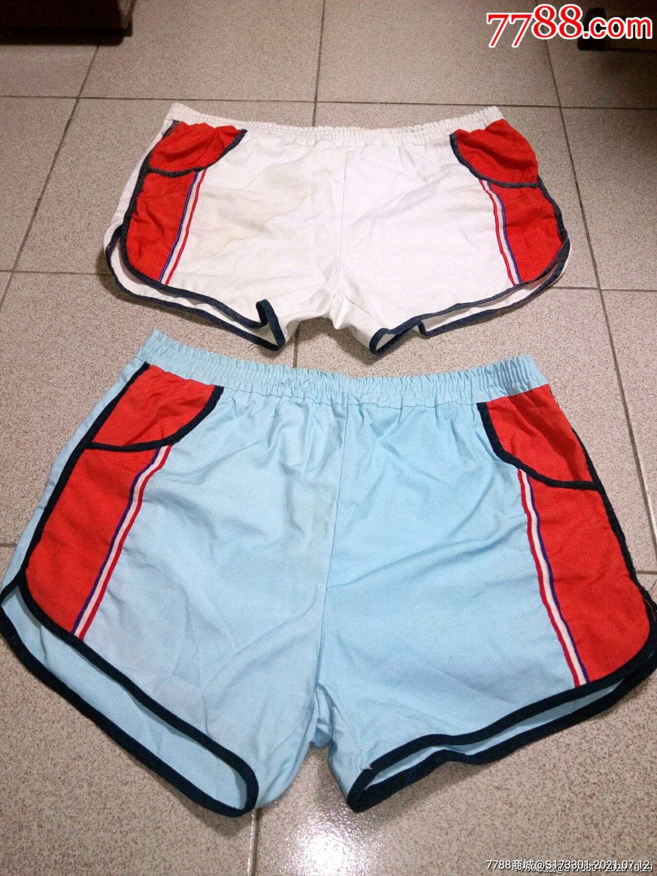 运动短裤两条,无破