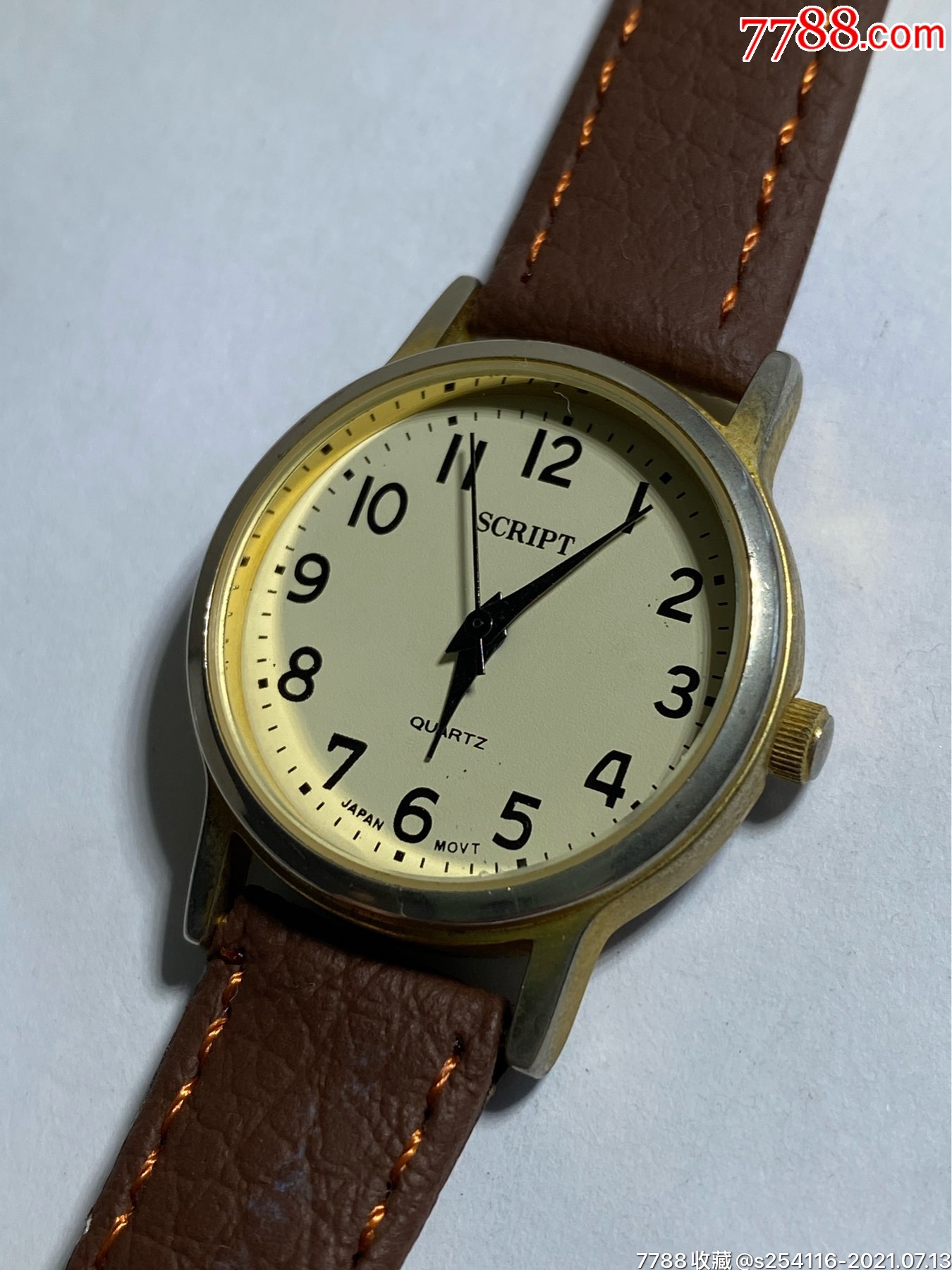 日本jaxis石英女表script表盘26mm厚8mm蓝宝石镜面特价128包邮