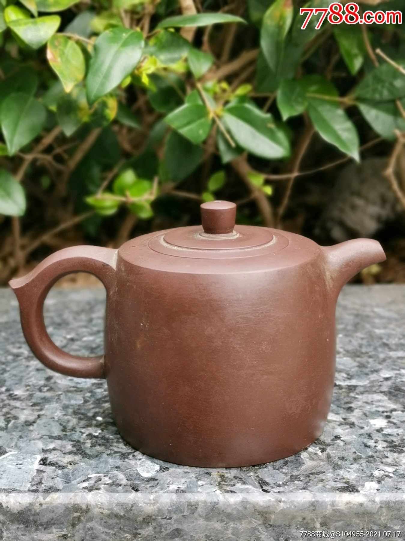 顾景舟制,高井栏紫砂壶,无裂,盖子紧