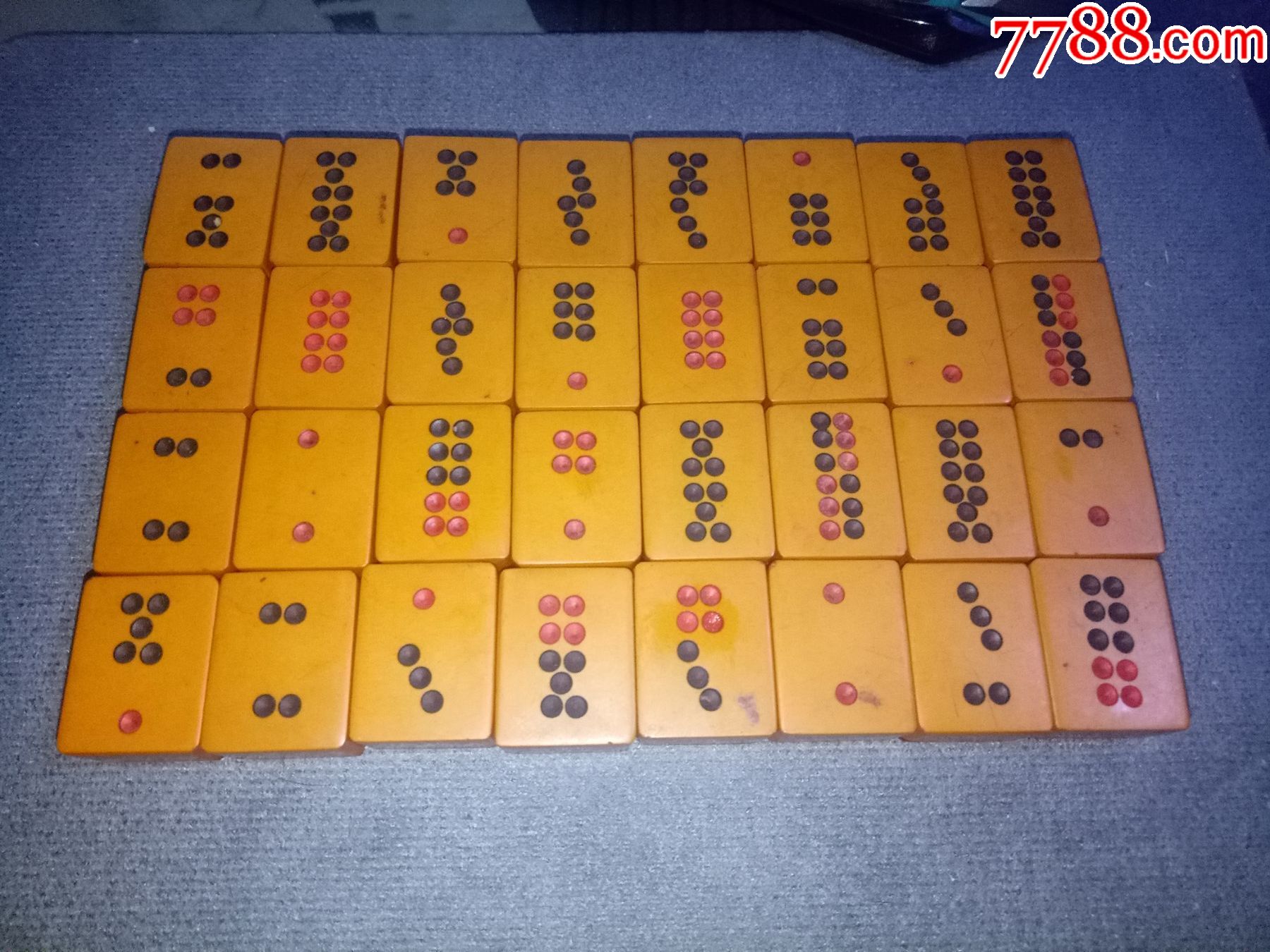 民国老牌九32张成套_宣和/骨牌/牌九_金记杂货店