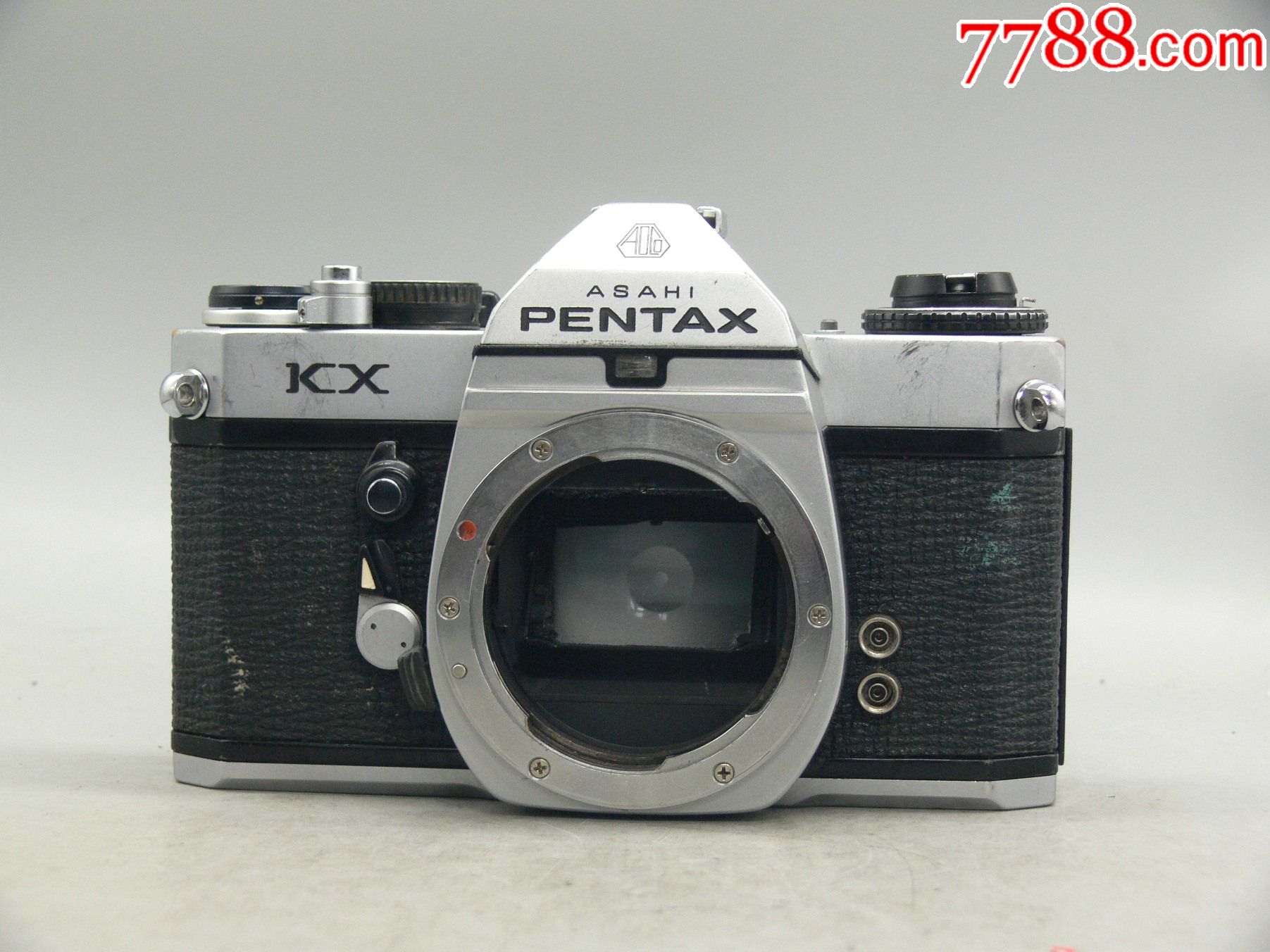 宾得kx胶片单反金属相机.过片和自拍好.