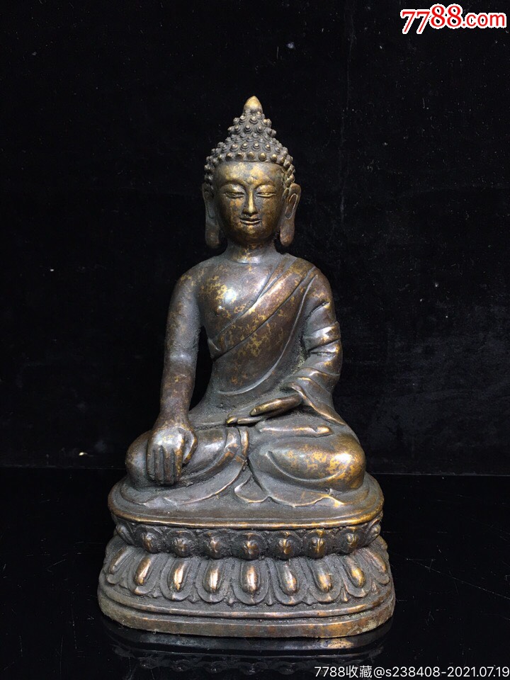 老佛像紫铜佛像_价格160元_第1张