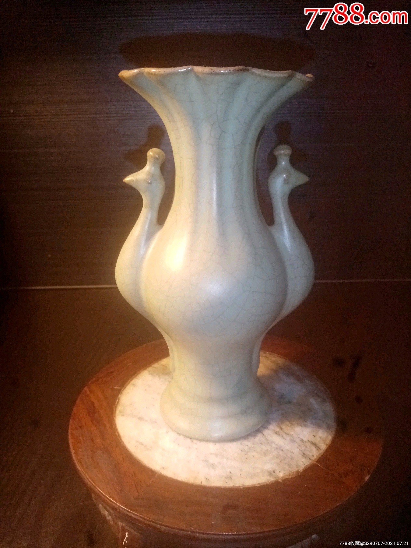 双耳瓶￥309品99古壶￥1009品99清凉寺绿釉汝窑缸￥809品99汝窑