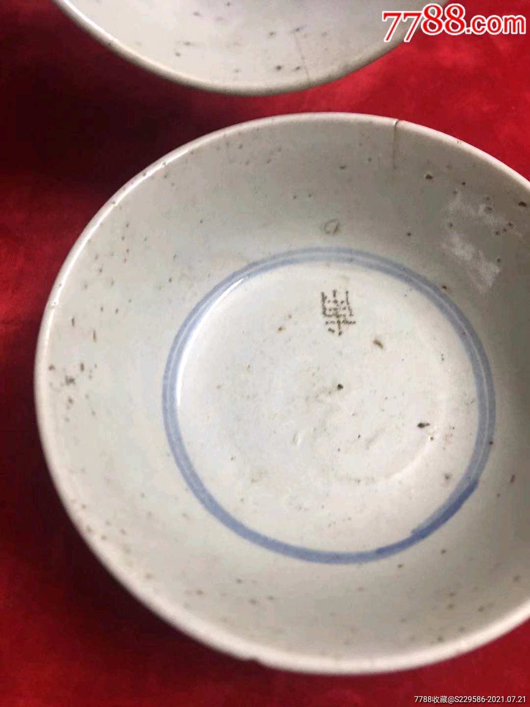 清朝青花碗