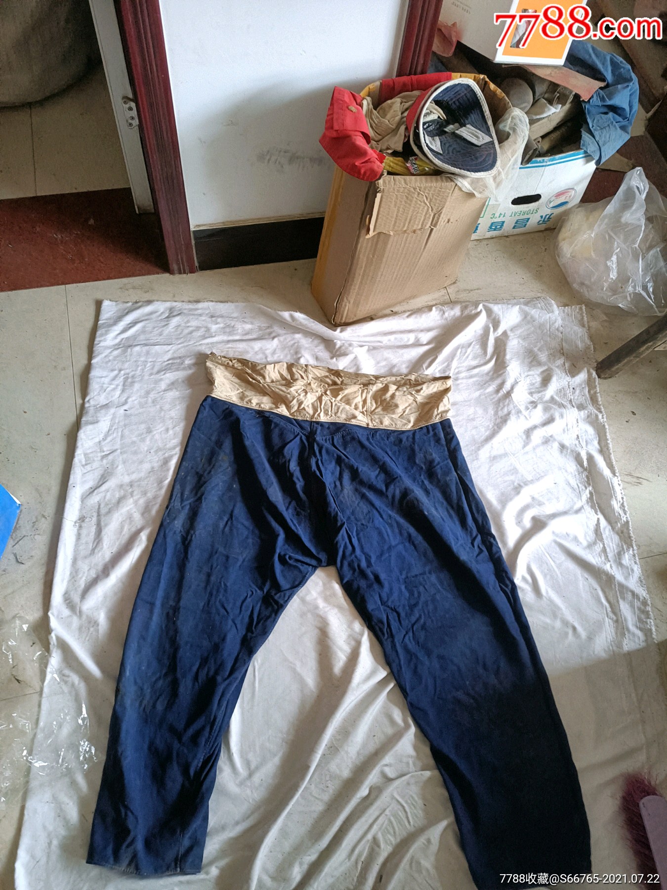 怀旧民国老免档棉布裤