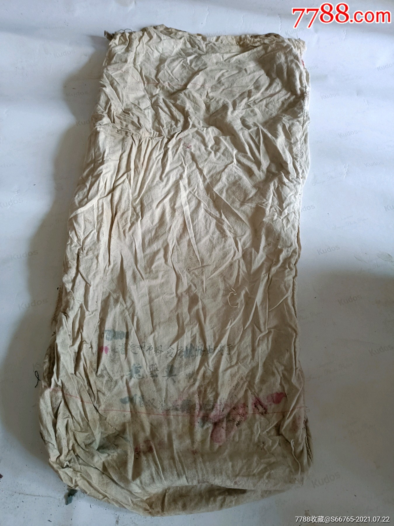 怀旧老棉布邮包