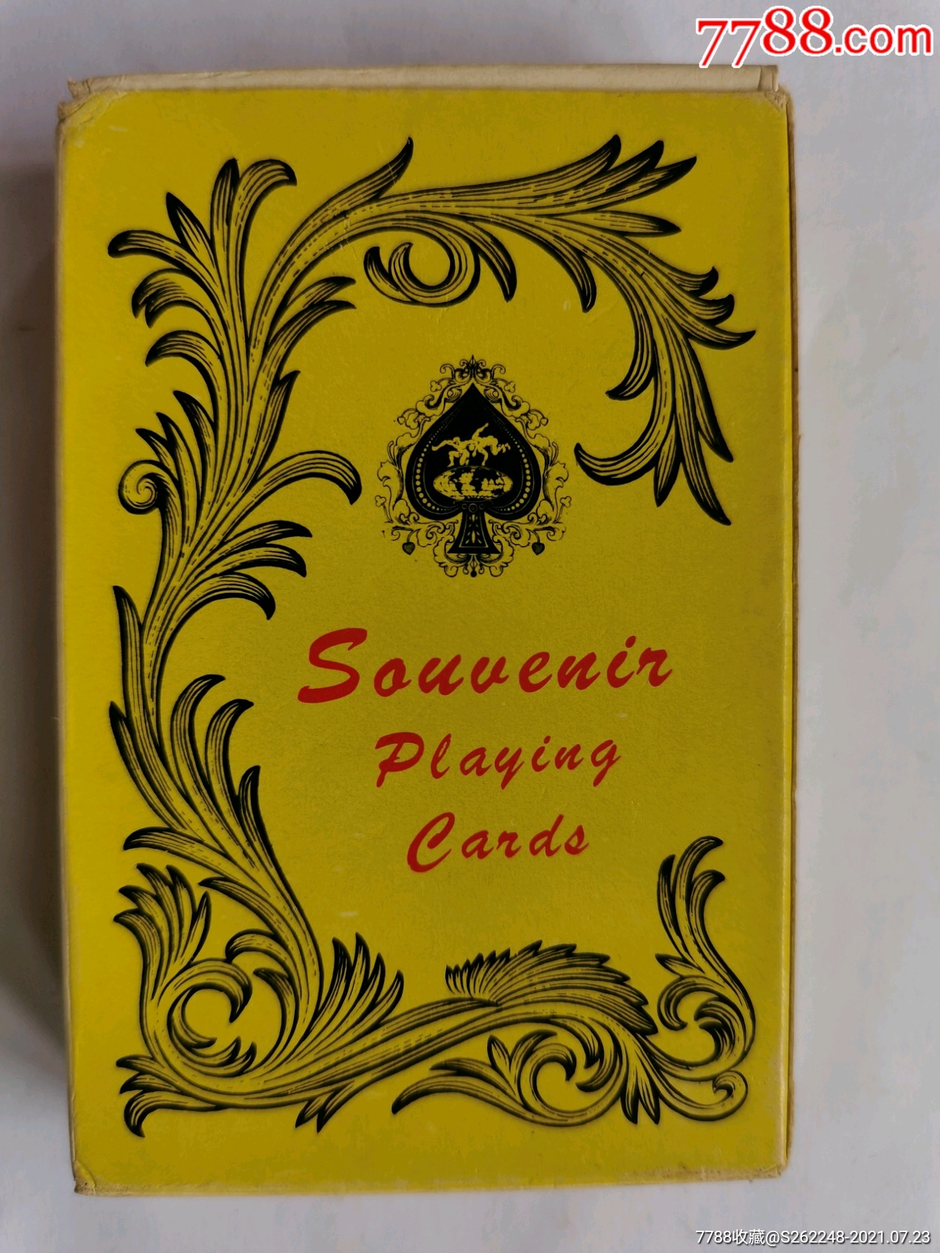 香港早期阿尔卑斯山脉背图扑克牌