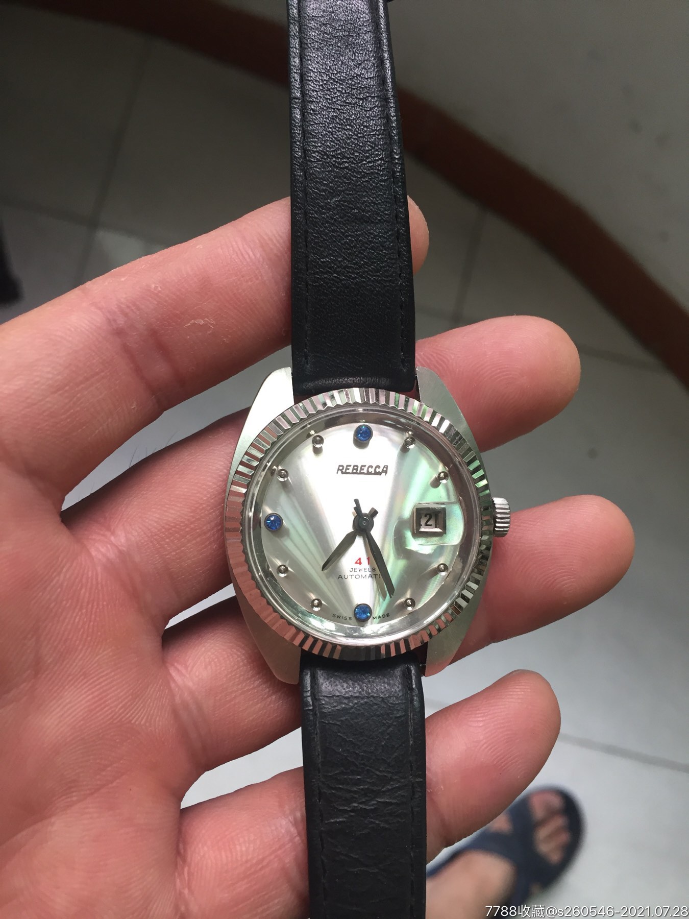 瑞贝卡41钻自动机械表男表,相品好_手表/腕表_图片欣赏_收藏价格_7788