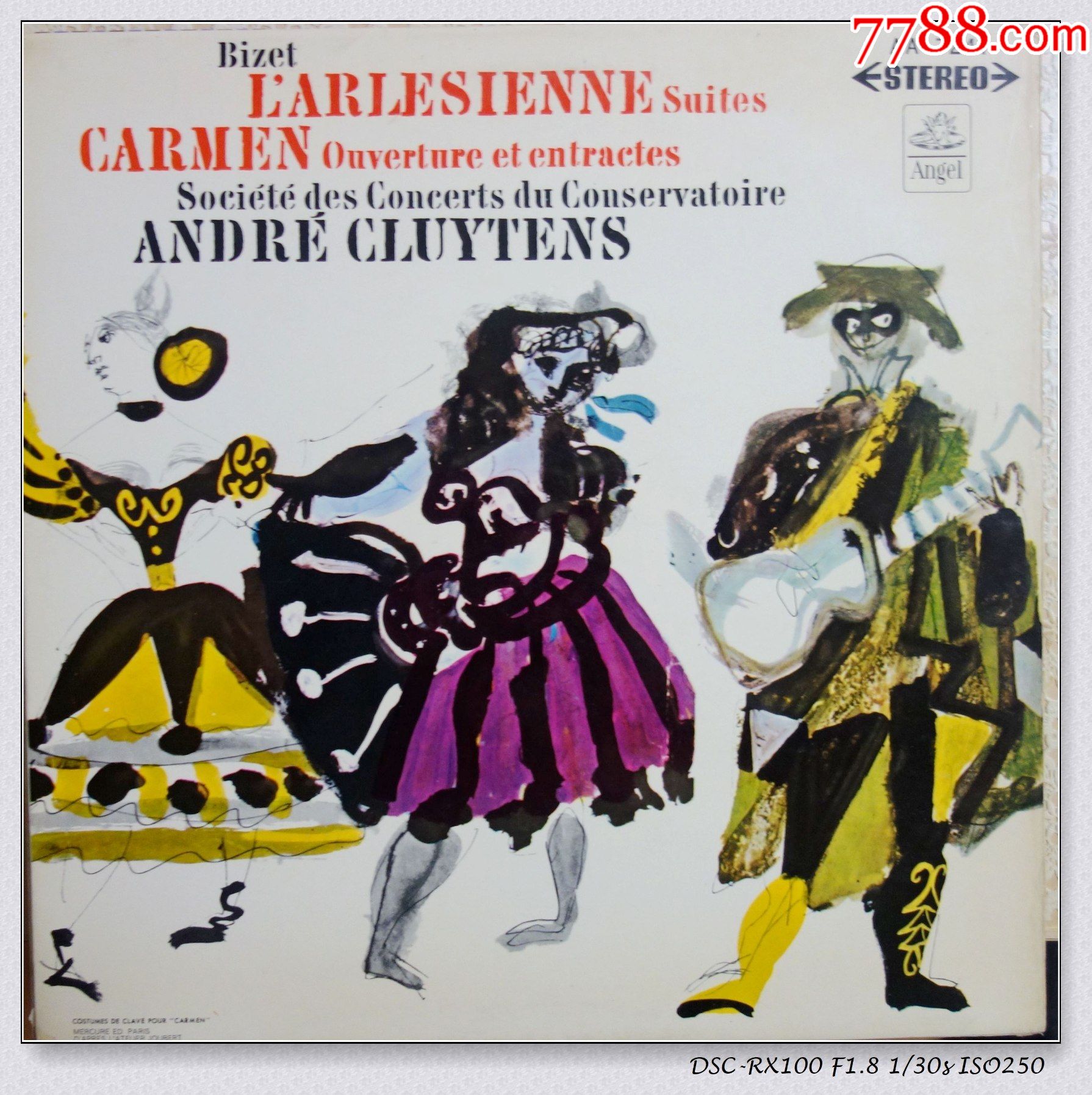 比才阿莱城姑娘第一第二组曲卡门组曲克鲁伊坦指挥巴黎音乐学院乐团