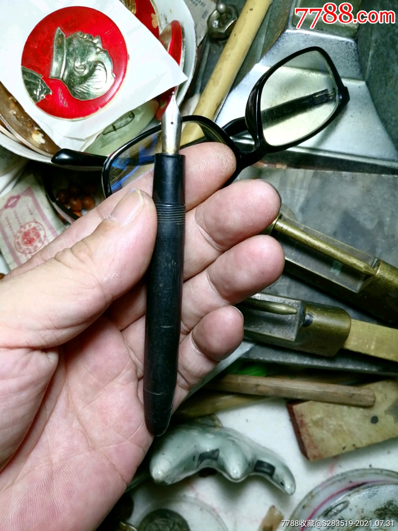 地球牌依金笔-价格:60元-au27227187-钢笔 -加价-7788收藏__收藏热线