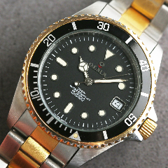 瑞士百年品牌奥尔马手表劳力士同款间金水鬼款公价4000多最热门款式