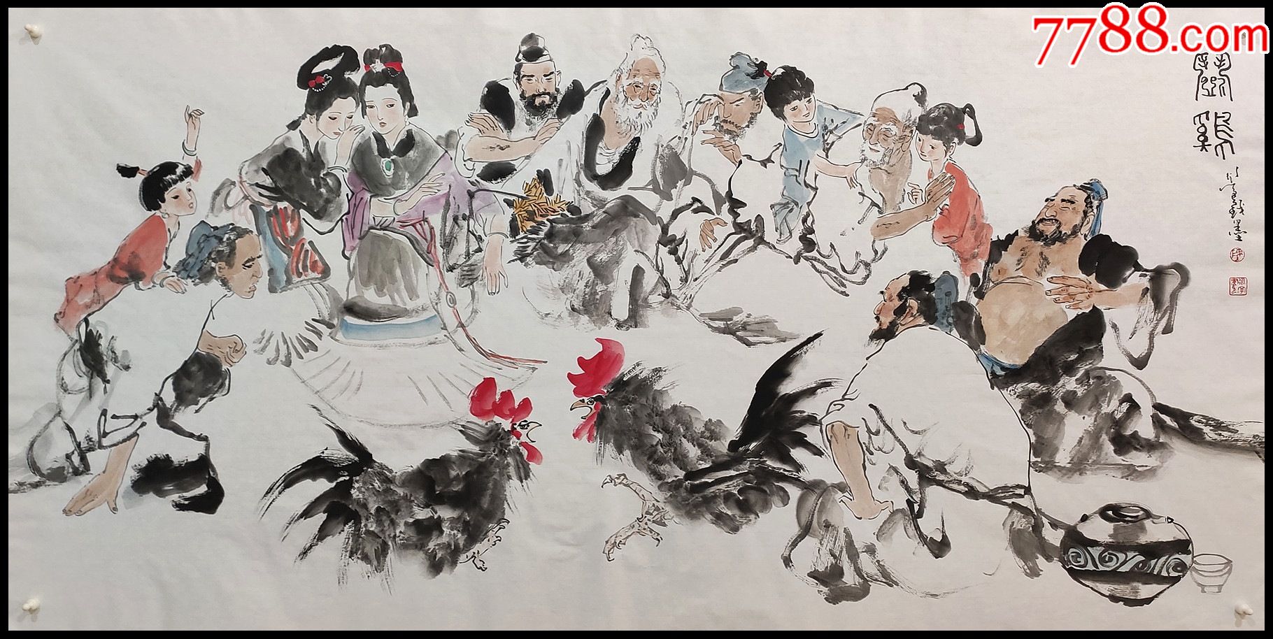 【陈衍宁】人物_人物国画原作_兰亭雅序【7788收藏__收藏热线】