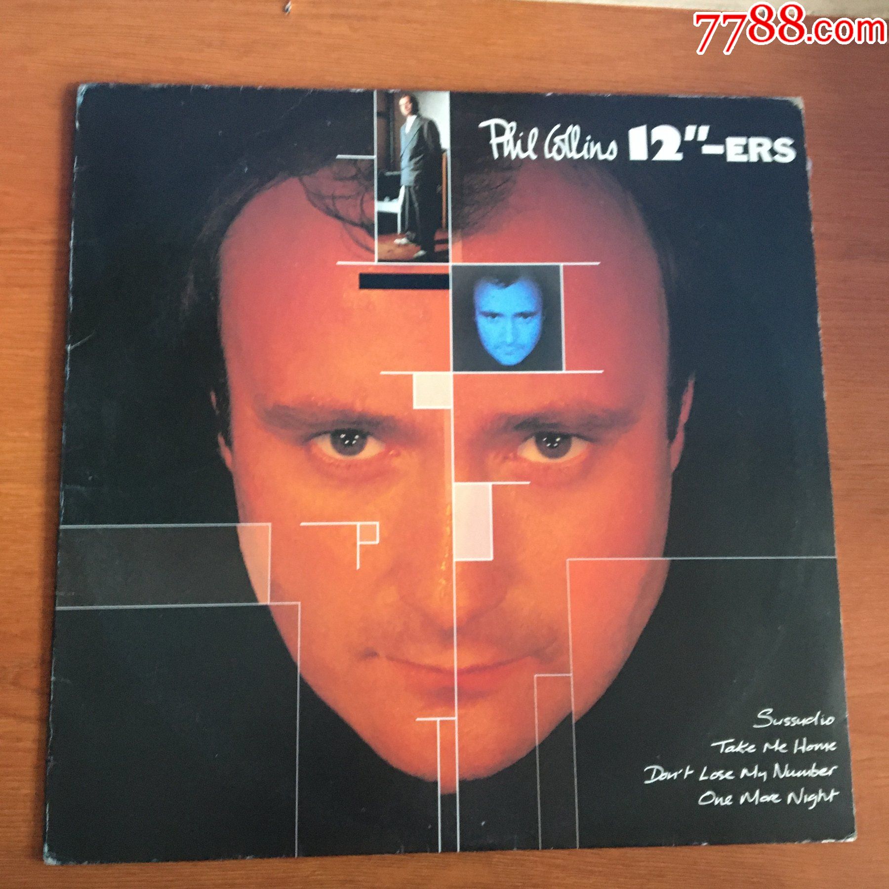 philcollins菲尔柯林斯摇滚-12寸黑胶lp-a68-老唱片/胶片-7788收藏