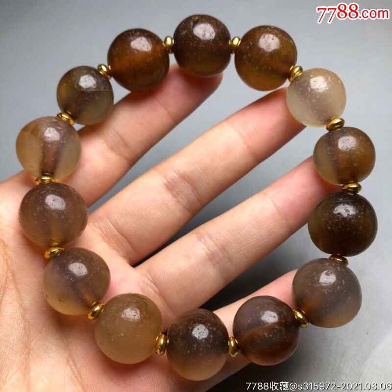 老玛瑙冰糖玛瑙手串