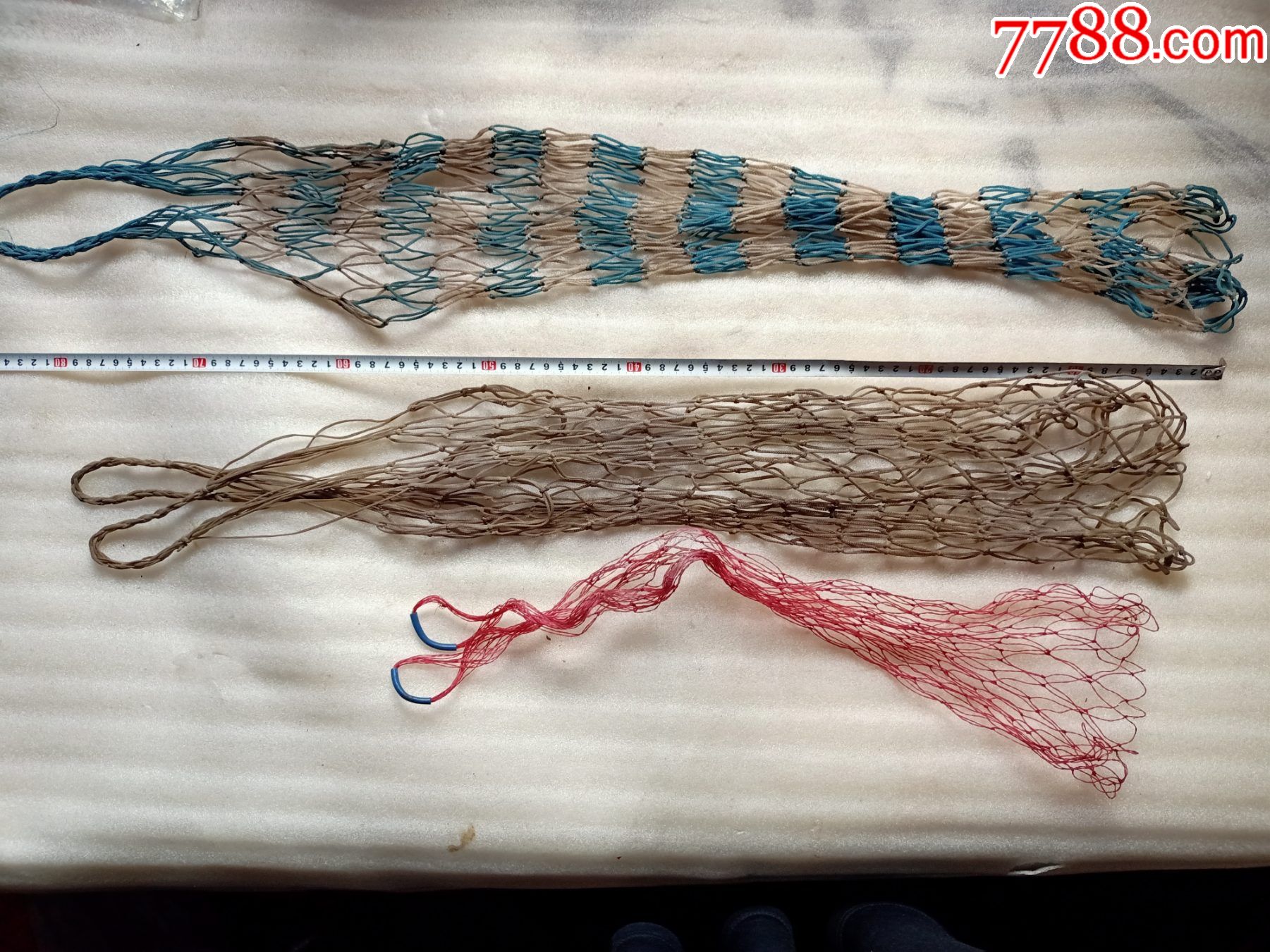 80年代网兜3个一起拍c556品相如图