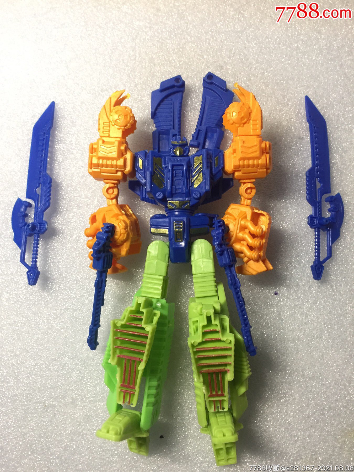 变形金刚,六面兽,小型异色版,食玩