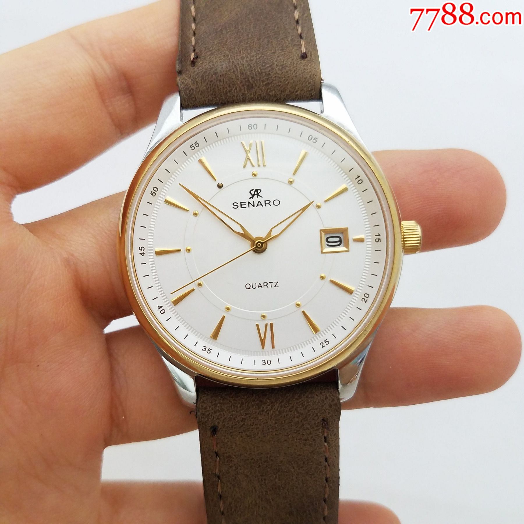 圣雅诺senaro电子男表【高闪金针金刻度】【走时正常,日历好使】