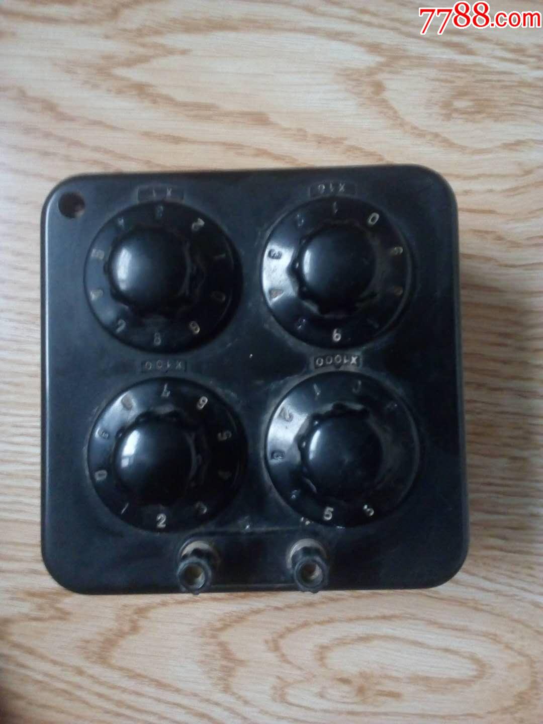 老电阻箱zx36型旋转式电阻箱