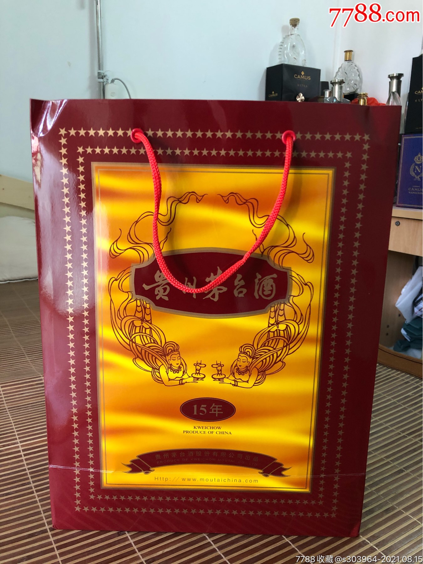 茅台酒瓶15年份带头无杯贵州茅台酒摆件