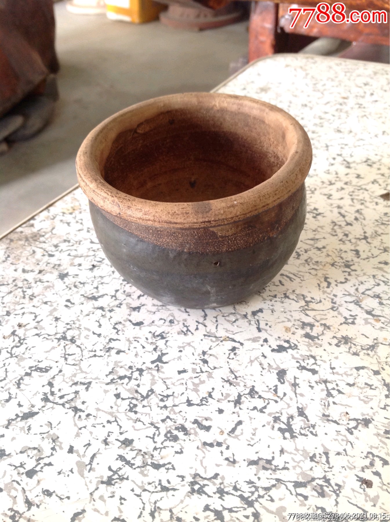 酱釉小缸._第1张_7788陶瓷