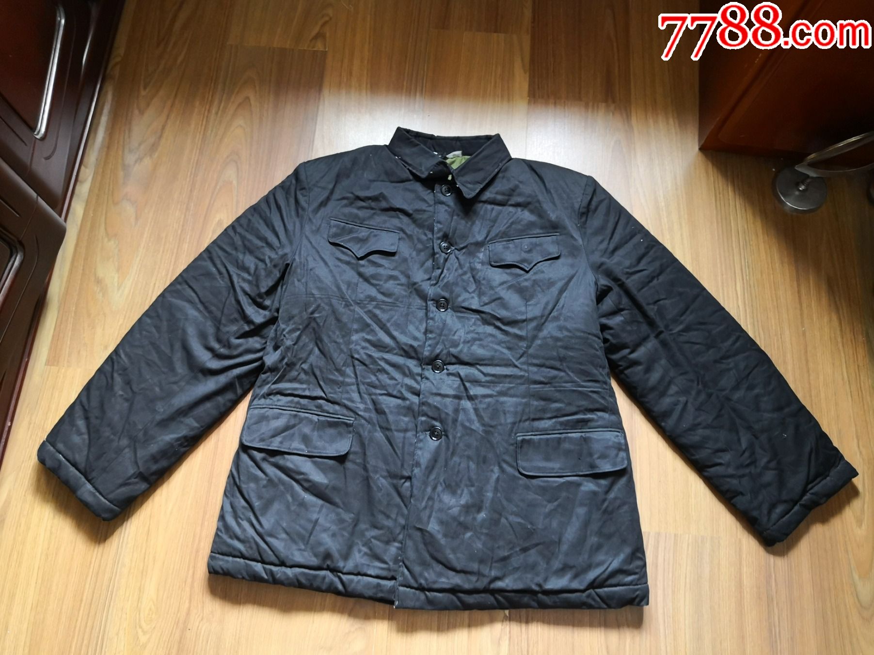 老式全新纯棉布中山装棉袄