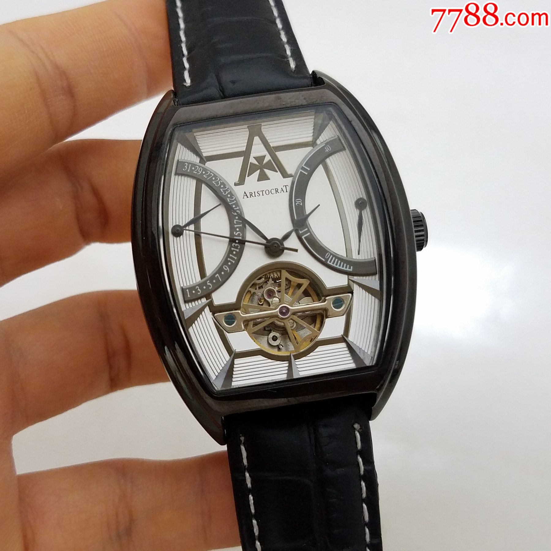 【全新】aristocrat自动机械男表【带动力储存显示】【飞返日历显示】