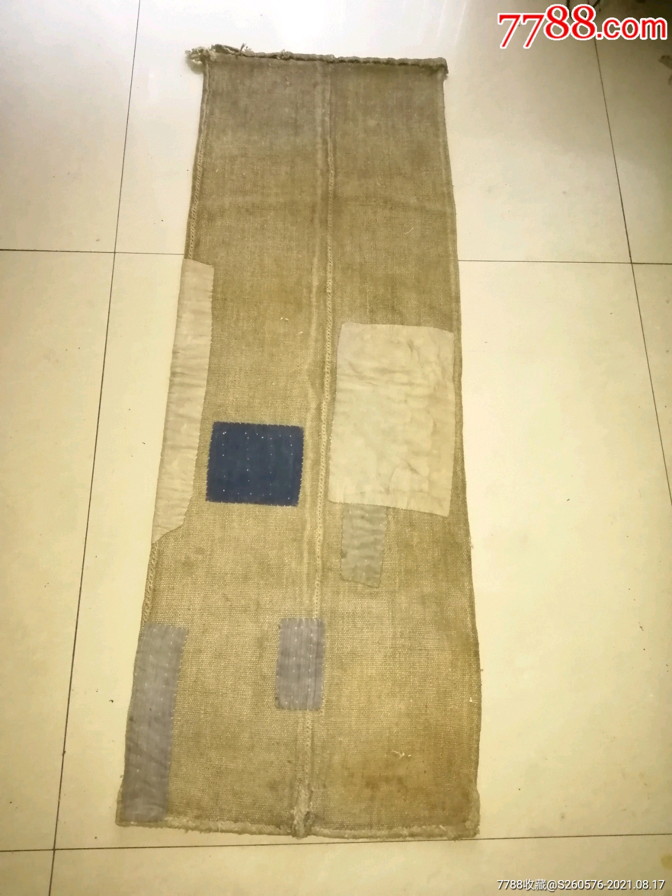 抗日战争时期老百姓为八路军运送粮食用过的粗布口袋