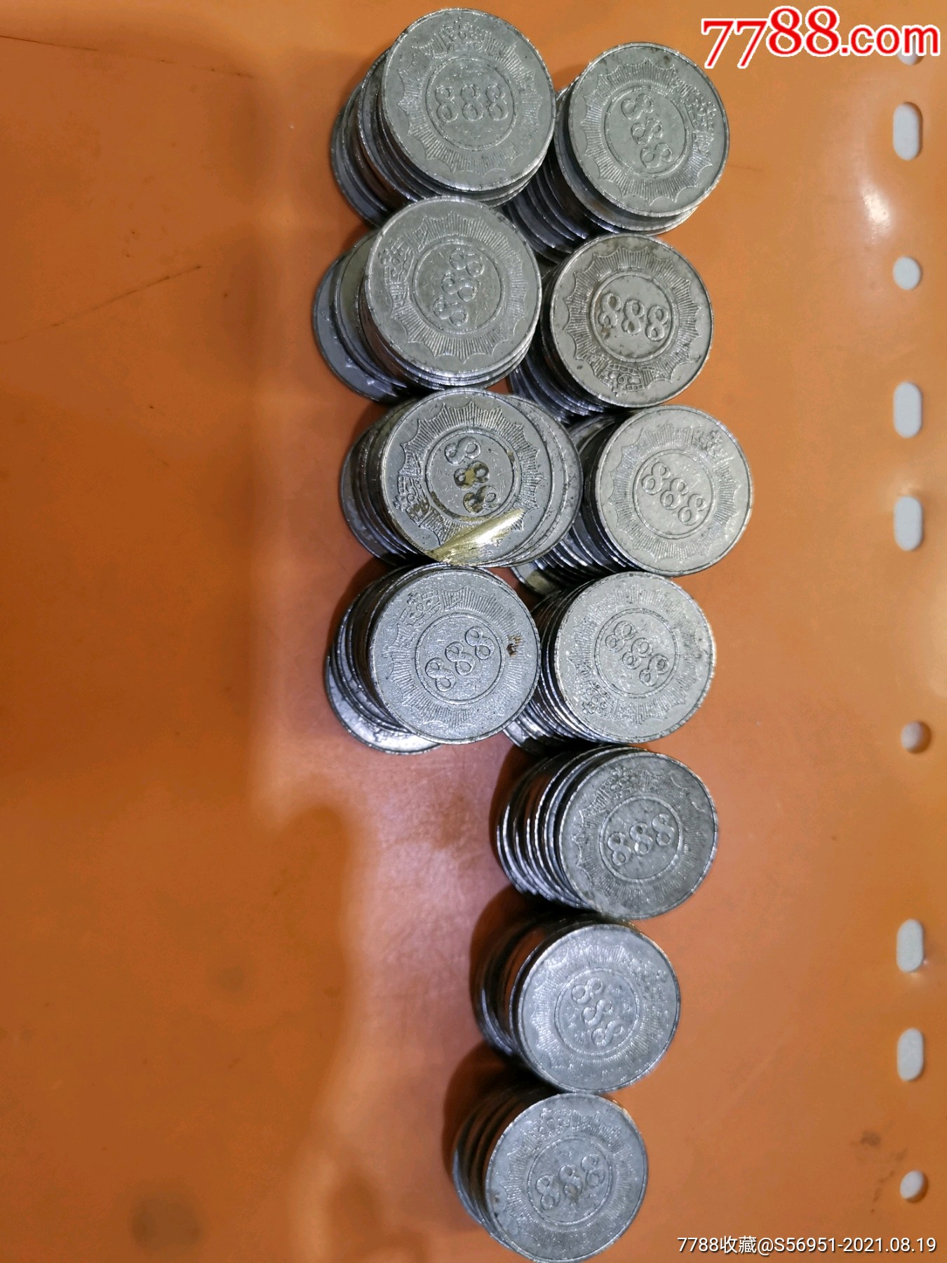 铜渡镍888游戏机币109枚