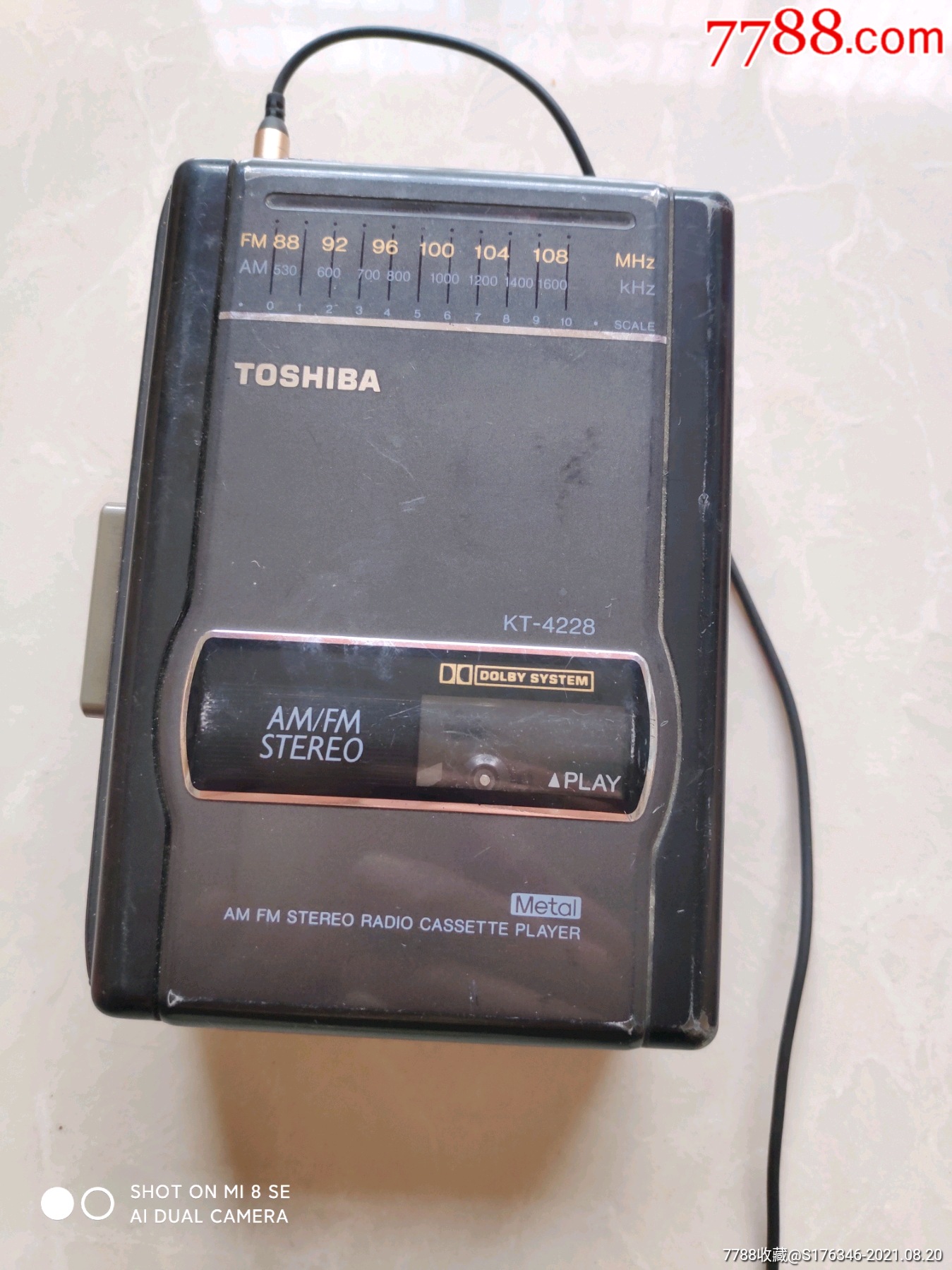 东芝随身听,磁带机