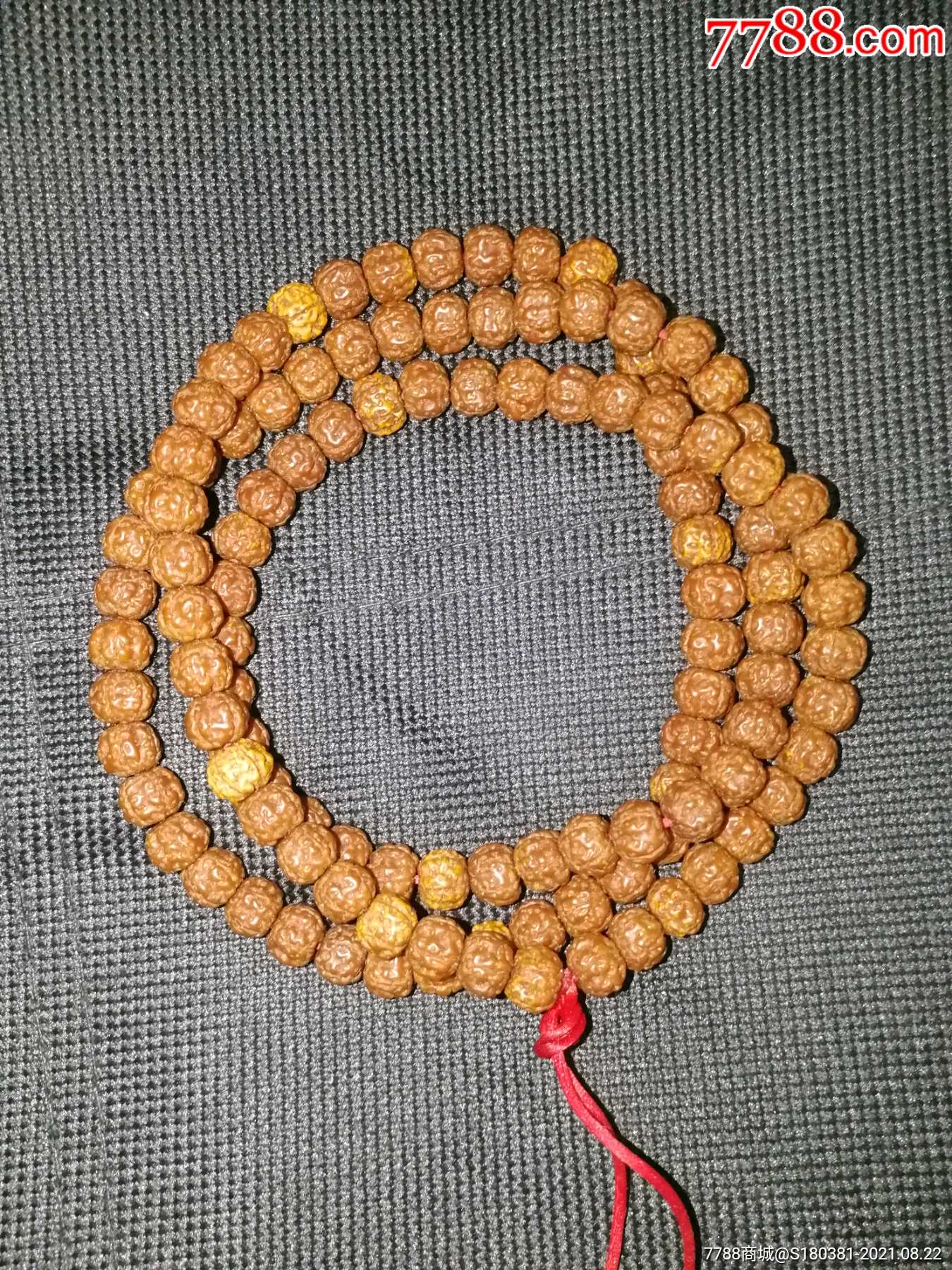 文玩杂项尼泊尔老金刚老包浆108脖挂珠串多层手串手链