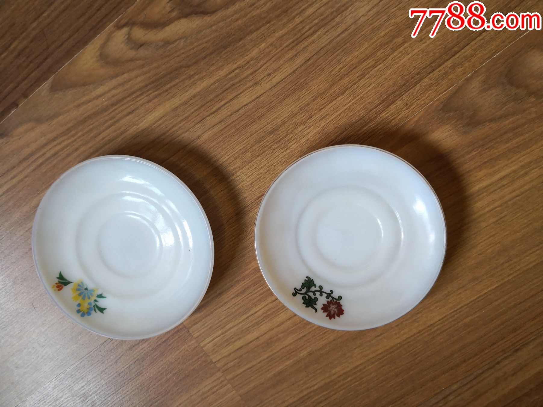 两个老式琉璃盘子_其他琉璃工艺_香生无心处【7788收藏__收藏热线】