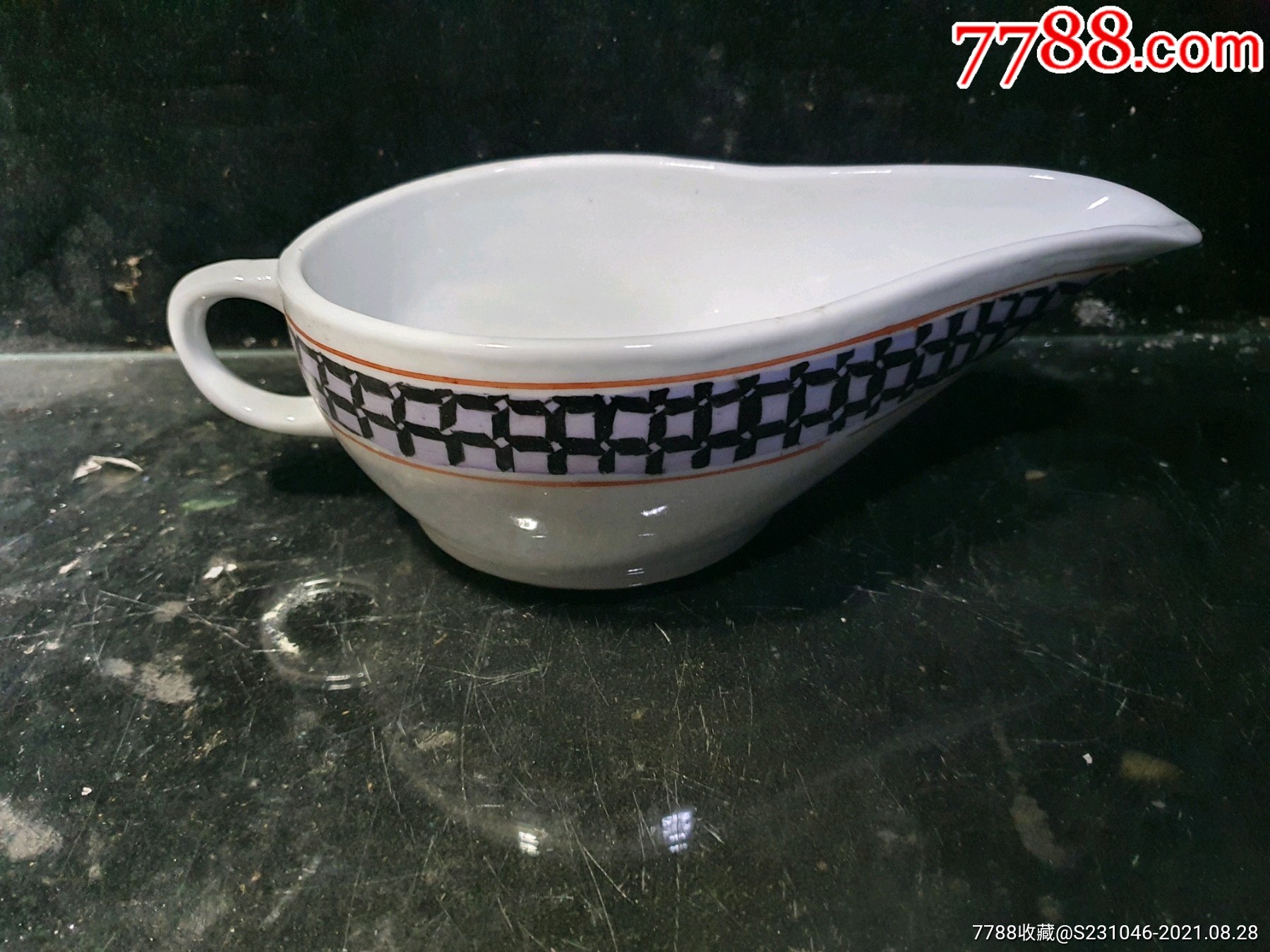 早期新华瓷厂粉彩公道杯_彩绘瓷/彩瓷_第5张_7788瓷器