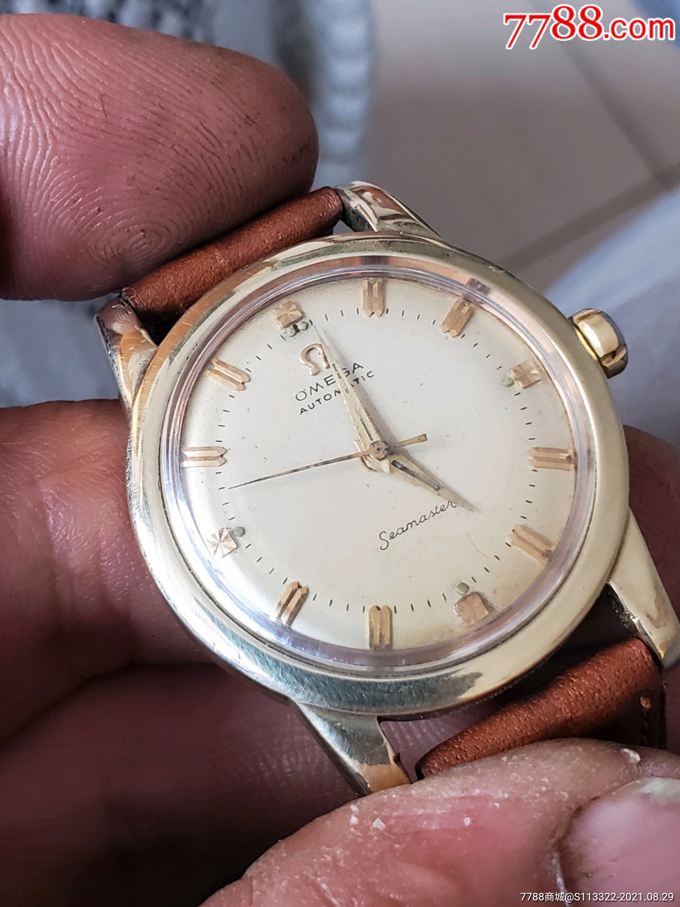 瑞士原装欧米茄包金自动表