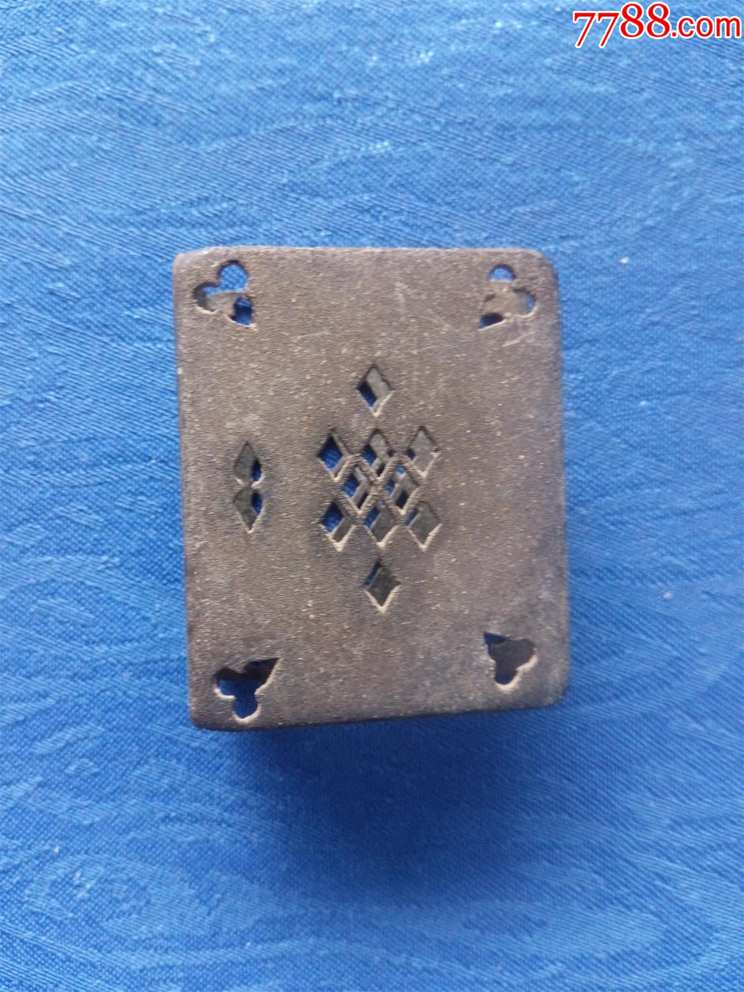 清末民国火柴盒铜外套保护匣手工制作锤揲镂空钣金几何纹饰精致奢侈