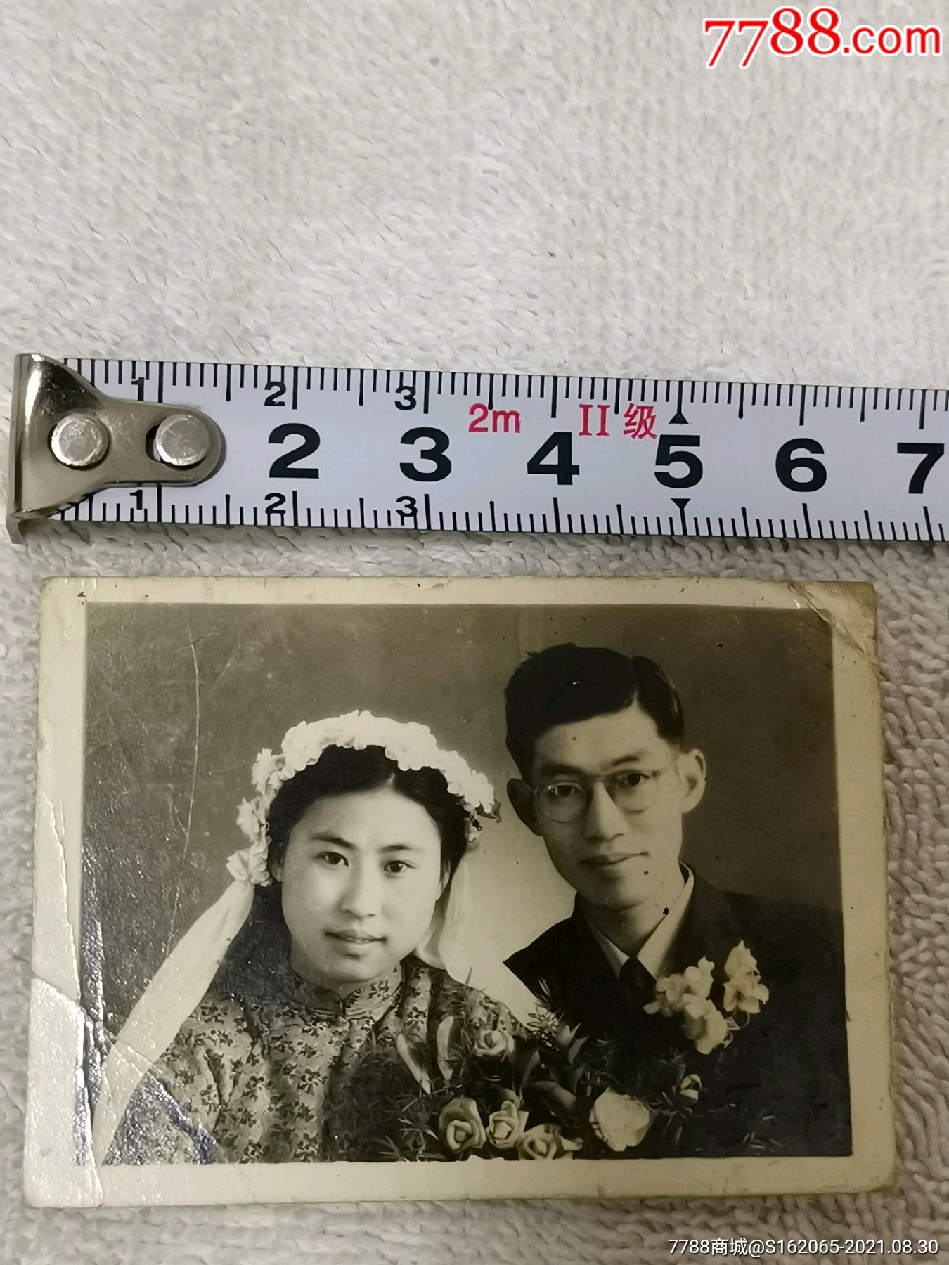 民國結婚合影照_價格10元【老照片老物件雜項鋪】_第1張