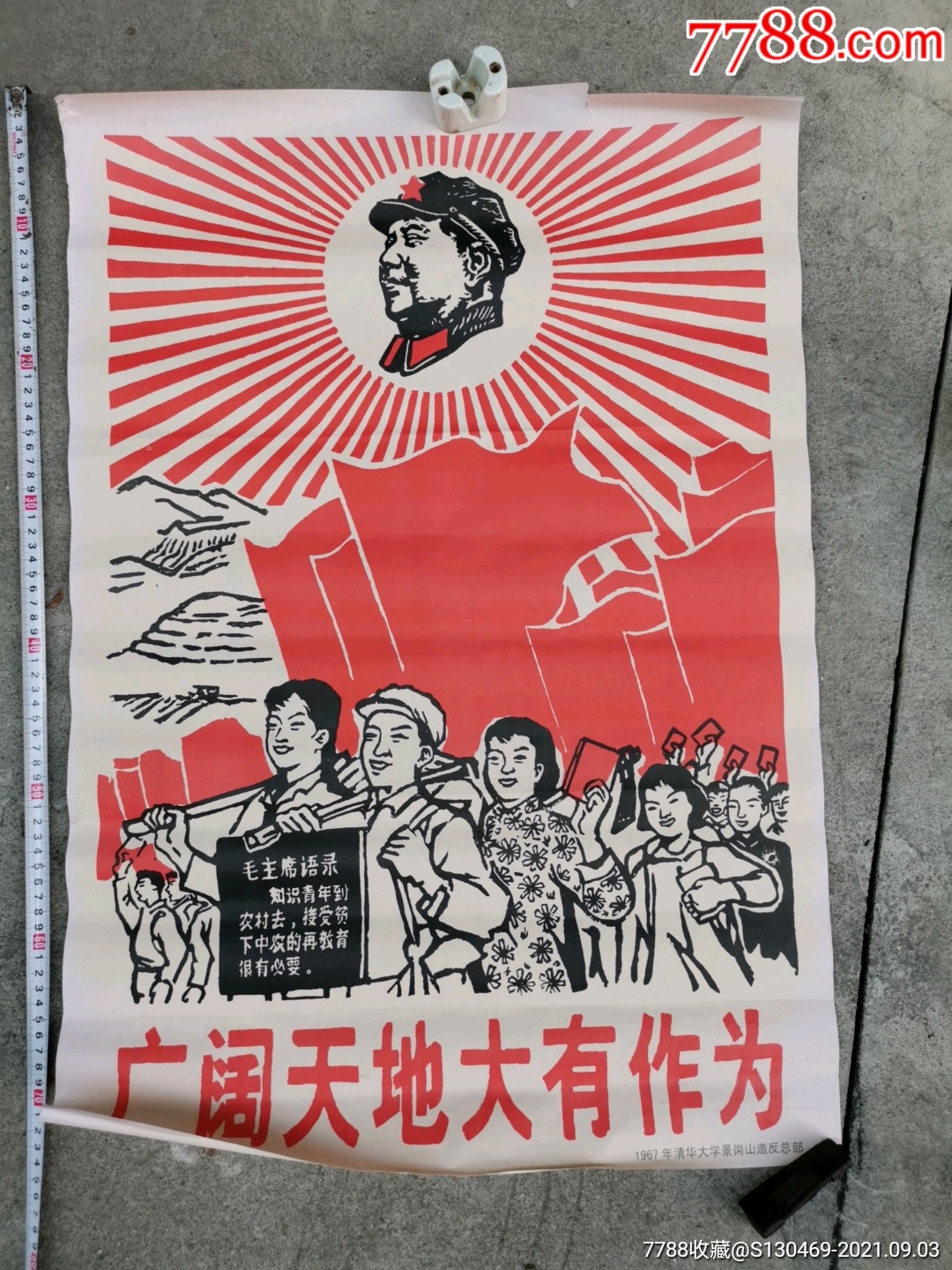 广阔天地大有作为-价格:58元-au27573860-年画/宣传画 -加价-7788收藏