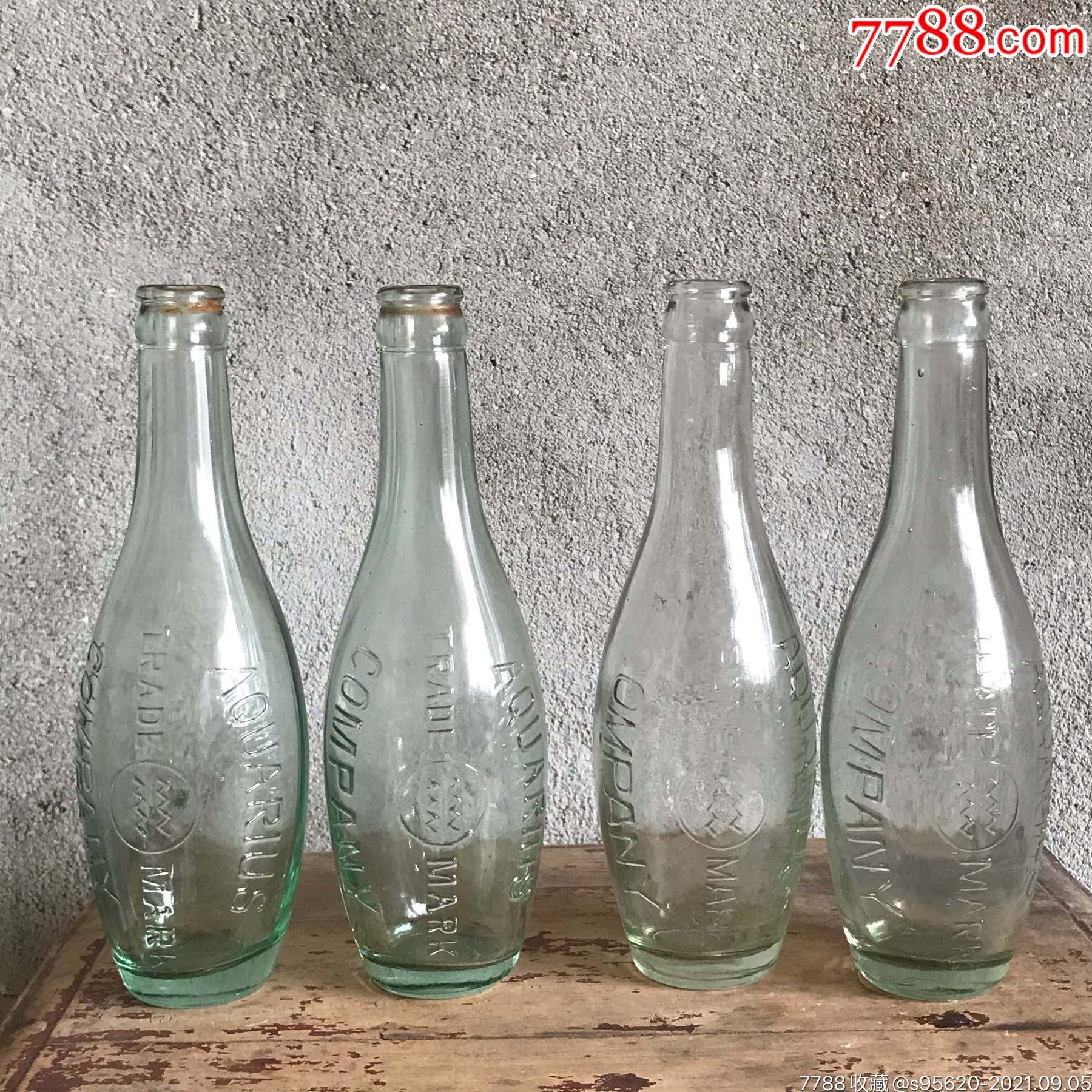 民国汽水瓶民国正广和汽水瓶四个